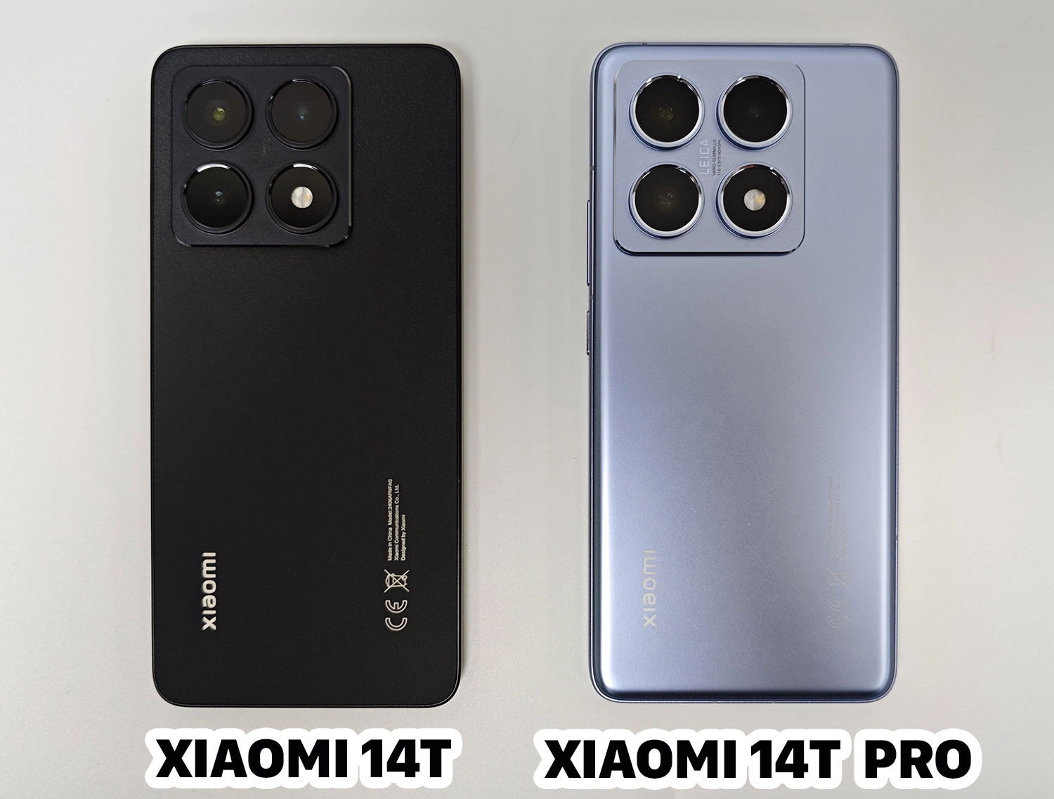 So sánh Xiaomi 14T vs Xiaomi 14T Pro: Mặt lưng