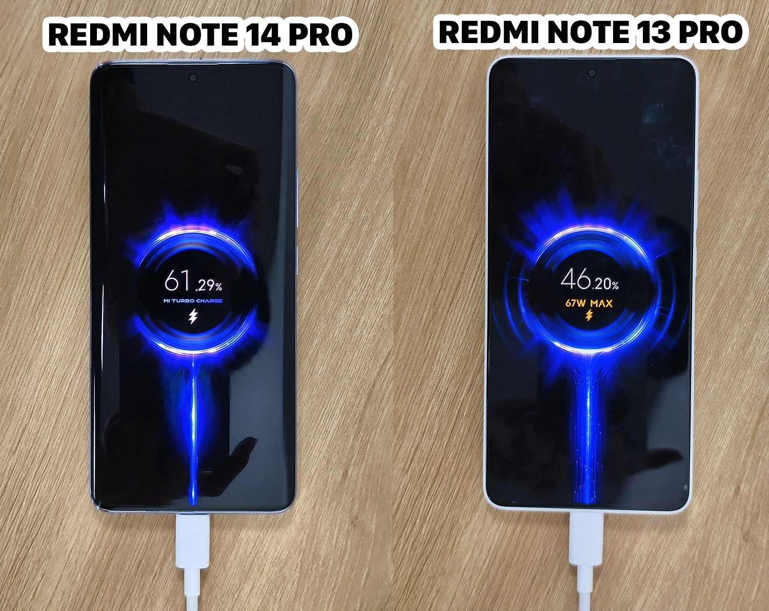 So sánh Redmi Note 14 Pro vs Redmi Note 13 Pro: Redmi Note 14 Pro sở hữu sạc nhanh hơn nhiều