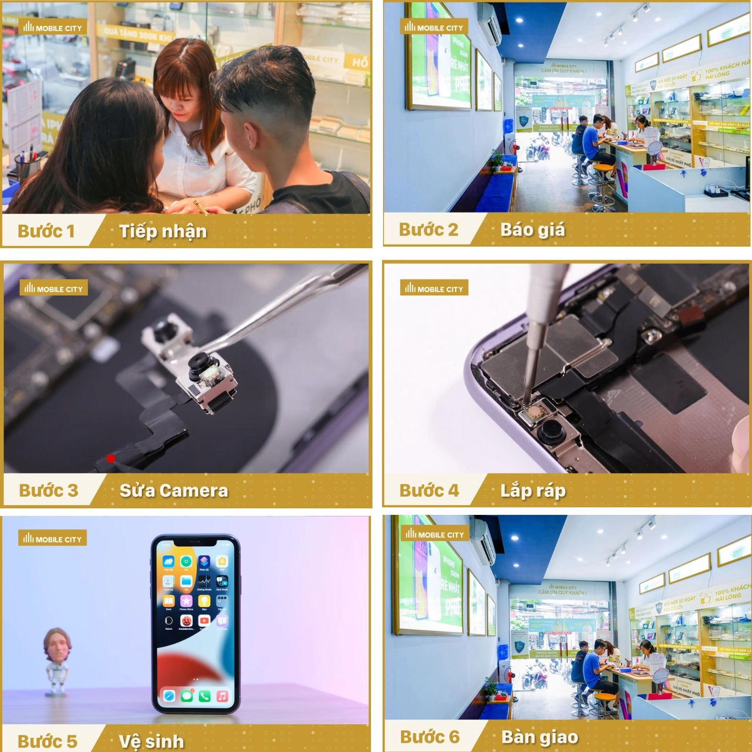Sửa Camera đốm, rung iPhone 11, Quy trình sửa Camera đốm rung iPhone 11 chuẩn xác nhất
