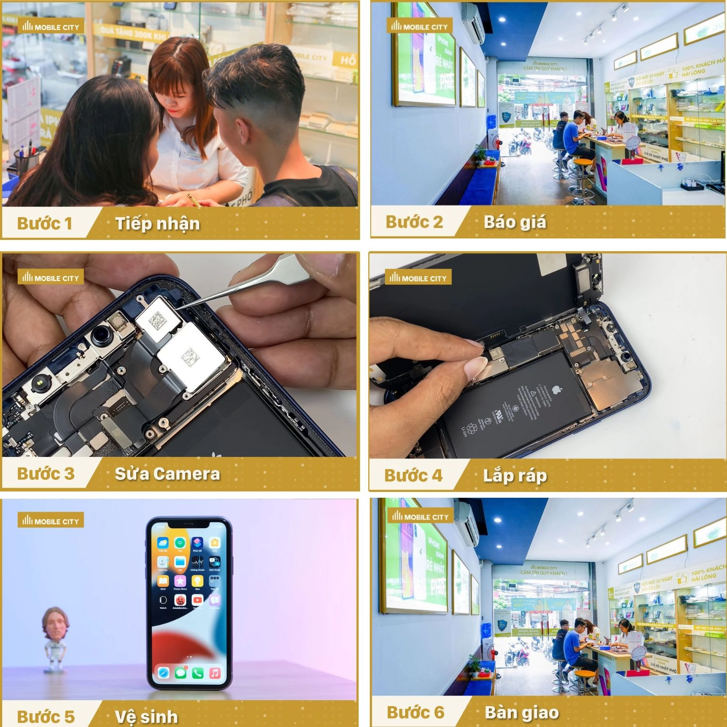Sửa Camera đốm, rung iPhone 12 Pro Max, Quy trình sửa Camera đốm, rung iPhone 12 Pro Max chuẩn xác nhất