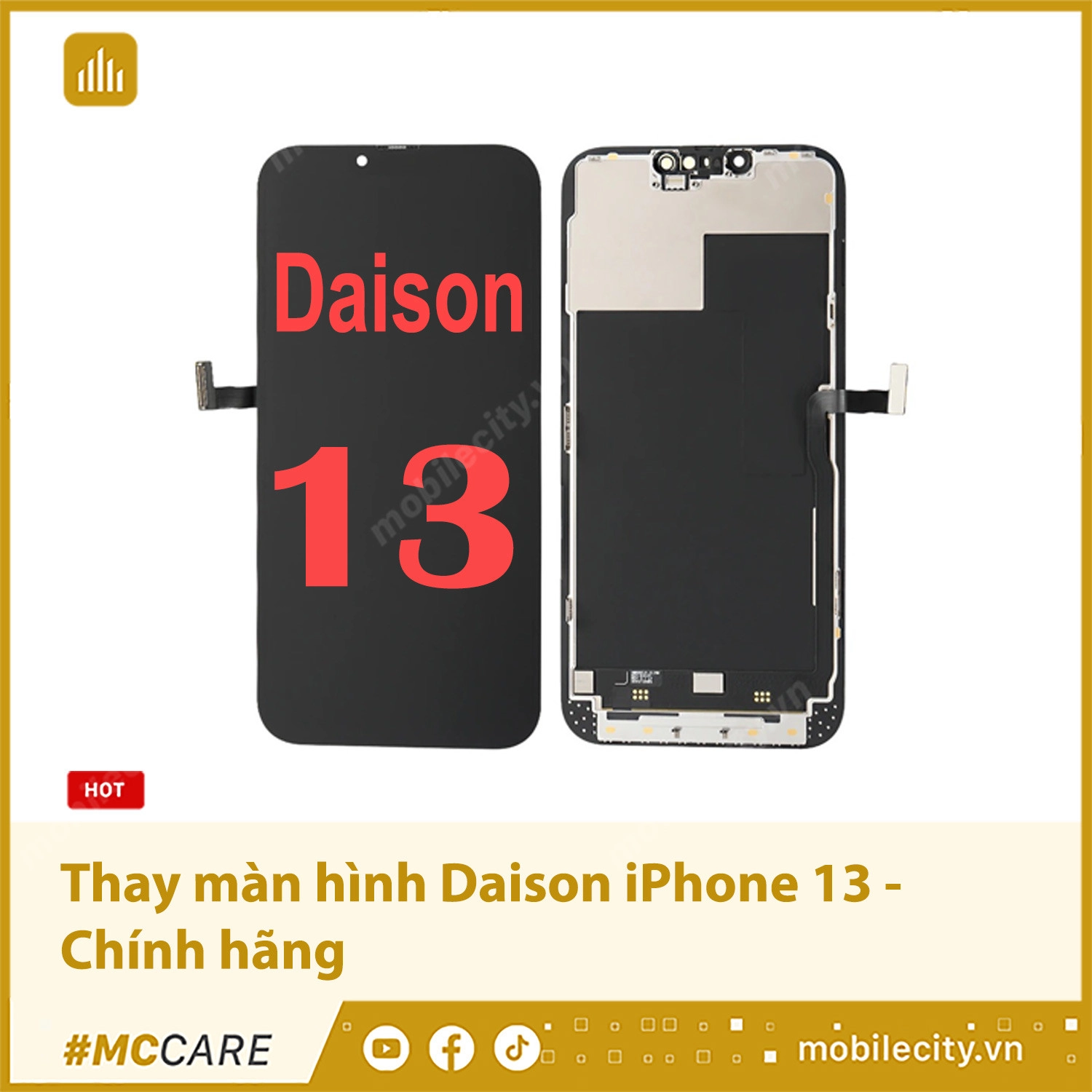 Thay màn hình Daison iPhone 13 Chính hãng