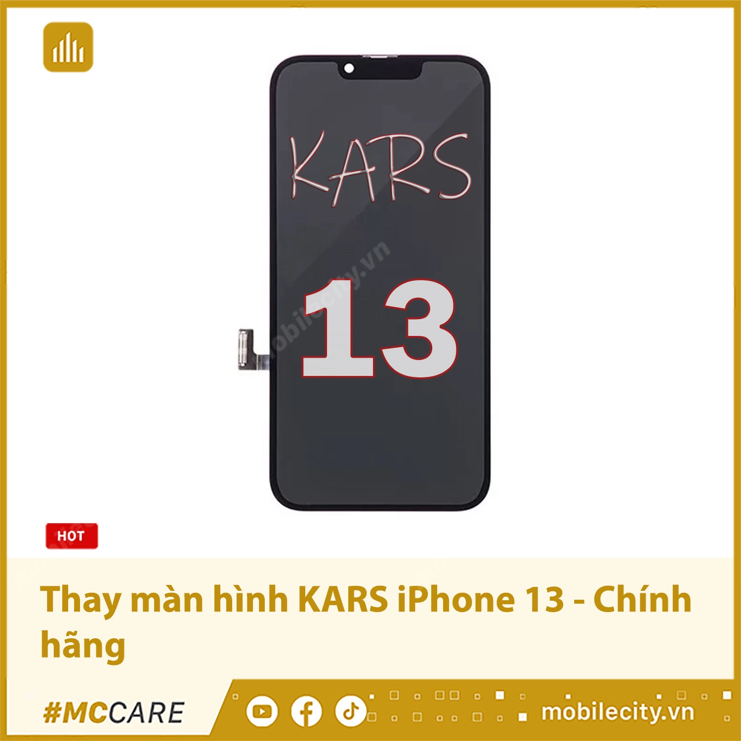 Thay màn hình KARS iPhone 13 Chính hãng