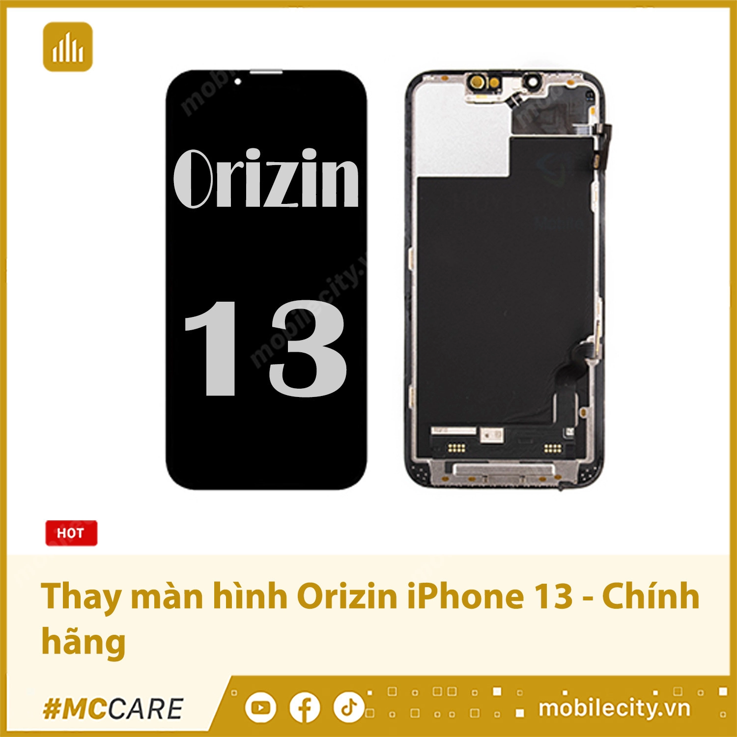 Thay màn hình Orizin iPhone 13 Chính hãng