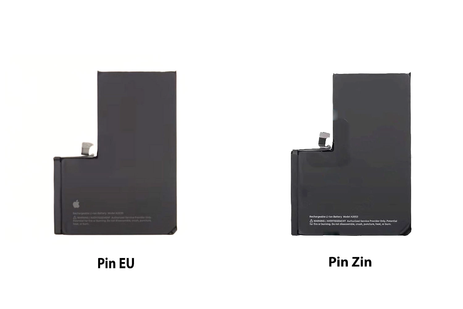 Thay Pin EU iPhone 13 Pro Max, So sánh Pin EU và Pin Zin Chính hãng