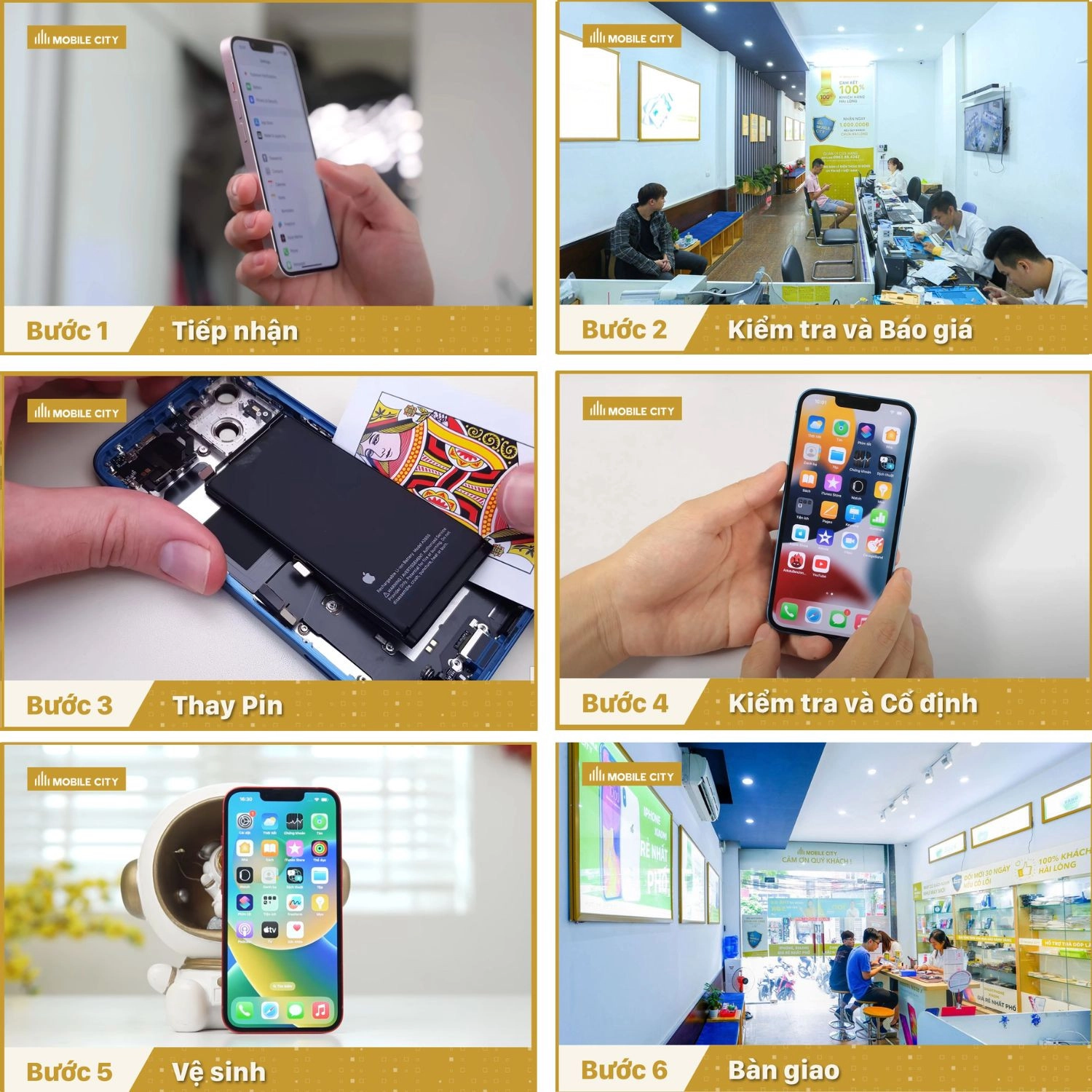 Thay Pin iCare iPhone 13, Quy trình thay Pin iPhone 13 chuẩn xác
