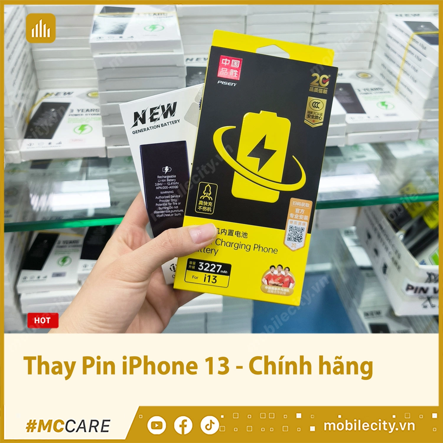 Thay Pin iPhone 13 Giá Rẻ Nhất 2025, Zin 100% – Bảo Hành 12 Tháng