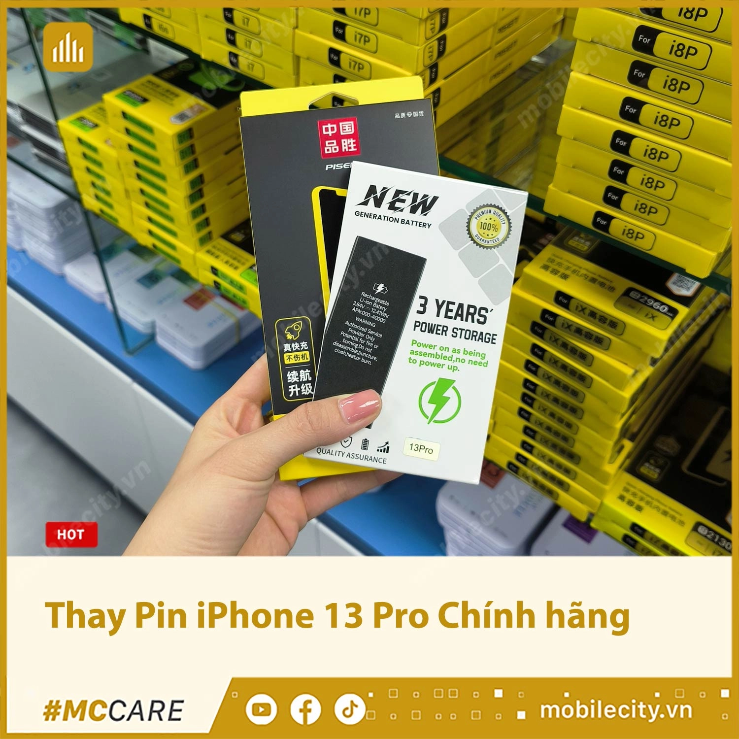 Thay Pin iPhone 13 Pro Giá Rẻ Nhất 2025, Zin 100% – Bảo Hành 12 Tháng