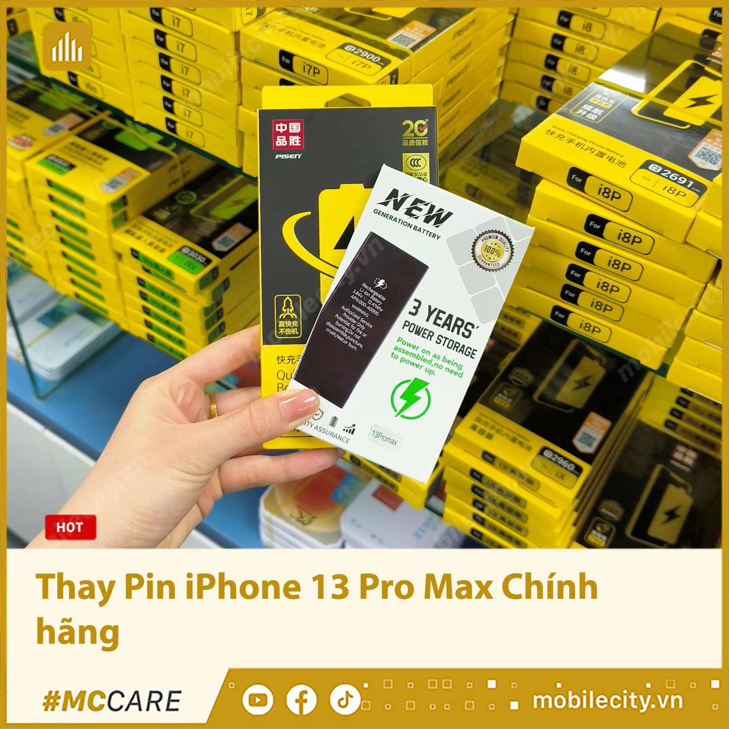 Thay Pin iPhone 13 Pro Max Giá Rẻ Nhất 2025, Zin 100% – Bảo Hành 12 Tháng