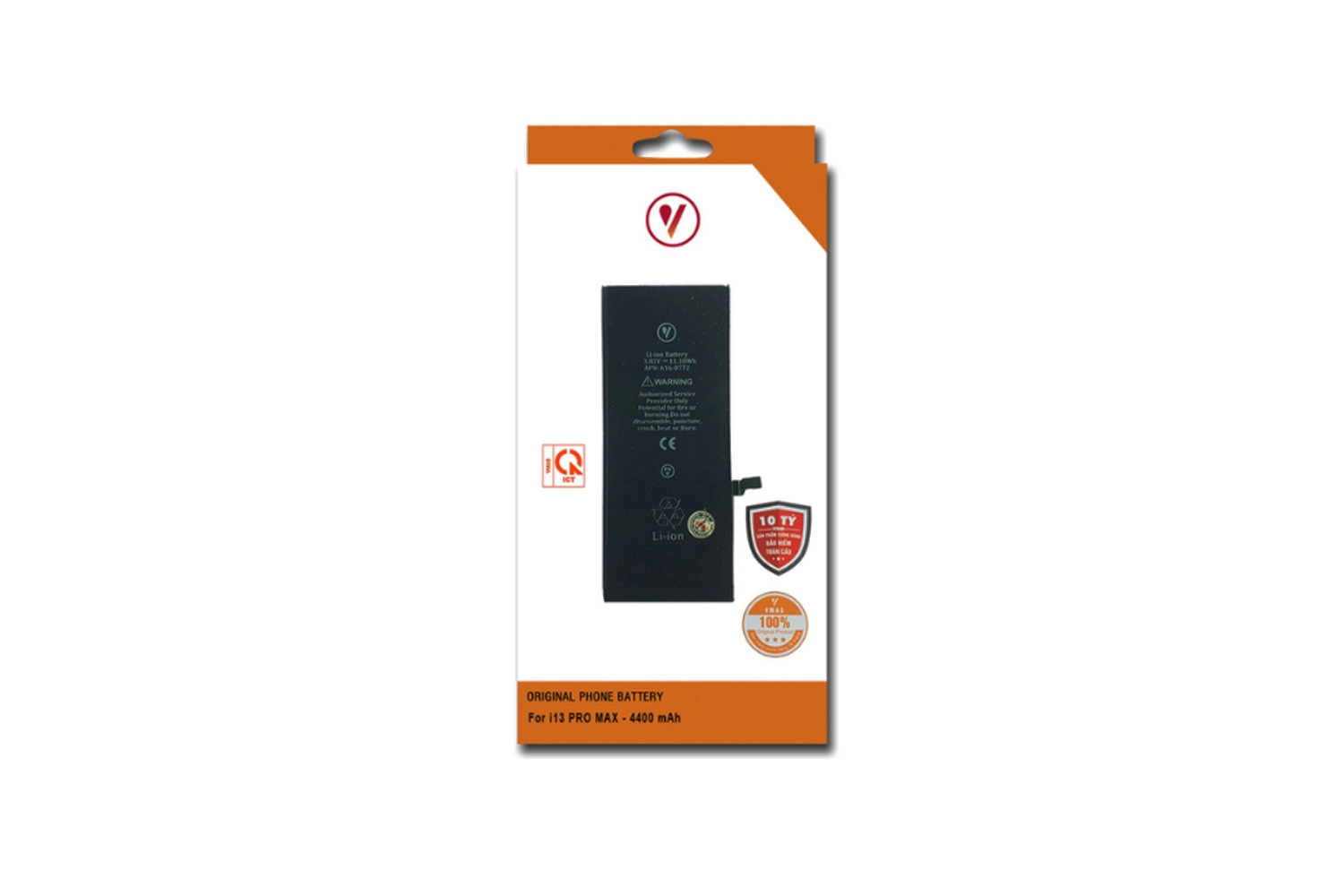 Thay Pin Vmas iPhone 13 Pro Max, Pin Vmas là Pin thương hiệu thứ ba, không phải do Apple sản xuất