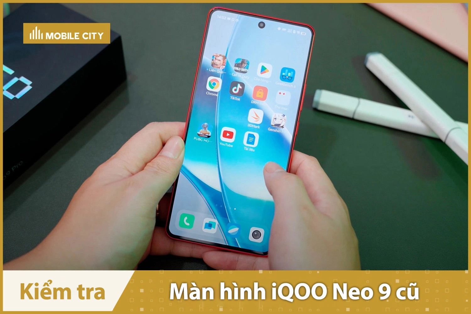 Kiểm tra màn hình iQOO Neo 9 cũ