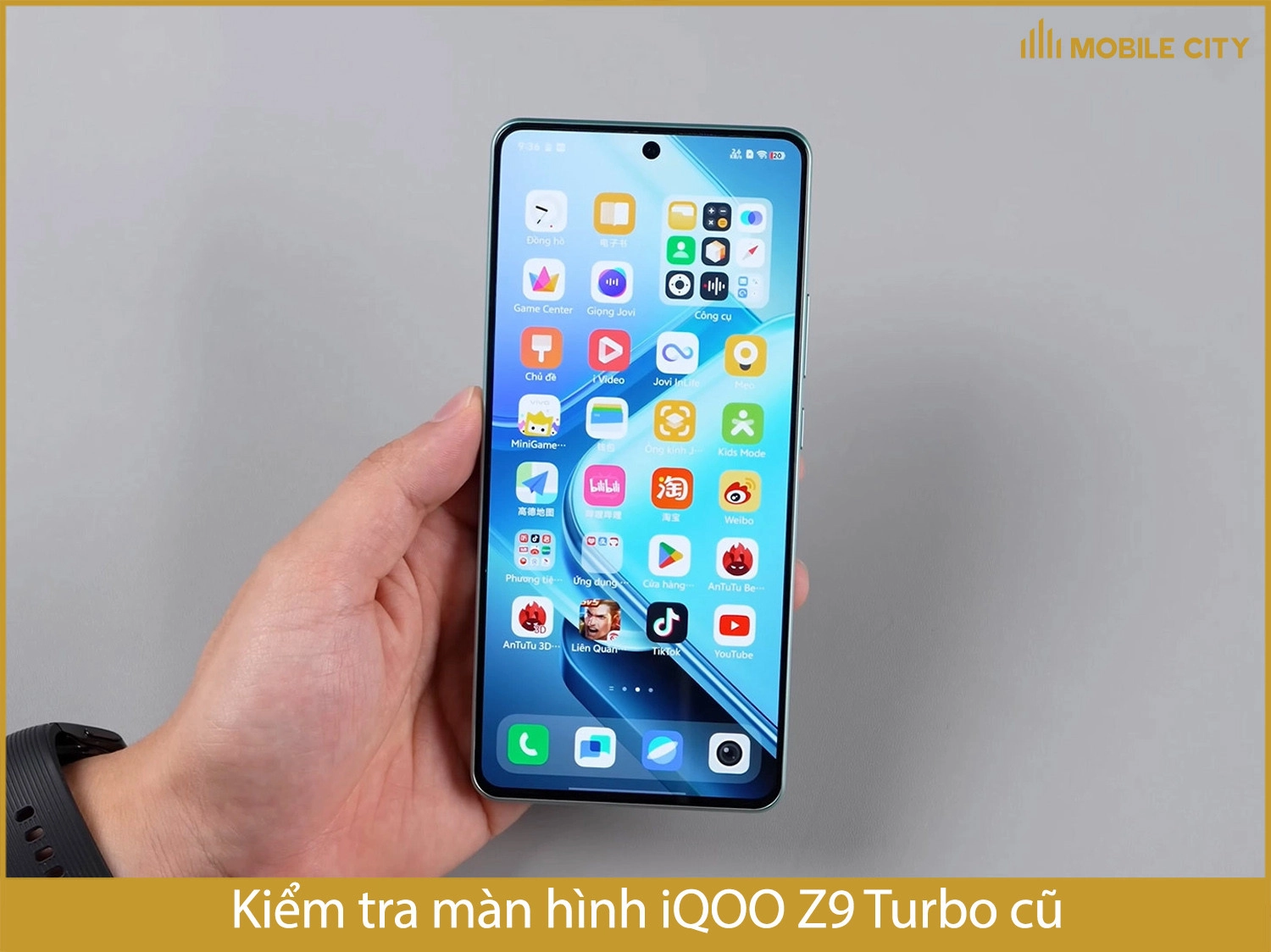 Kiểm tra màn hình iQOO Z9 Turbo cũ