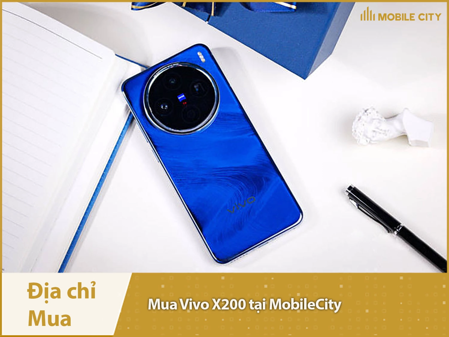 Địa chỉ mua Vivo X200 tại Hà Nội, Đà Nẵng, Tp HCM