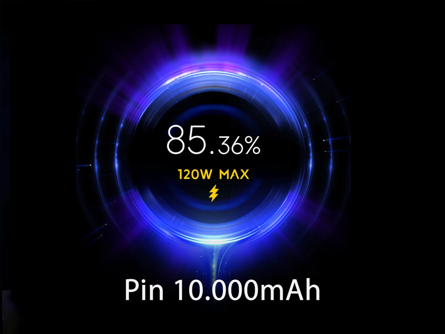 Pin 10.000mAh; sạc siêu nhanh 120W