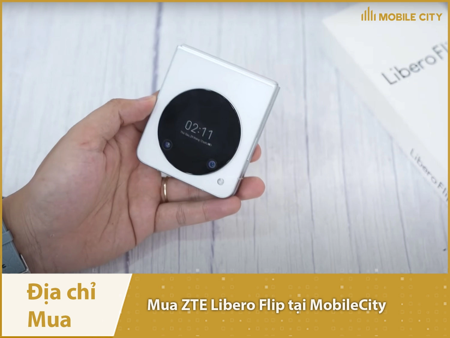 Địa chỉ mua ZTE Libero Flip tại Hà Nội, Đà Nẵng, Tp HCM