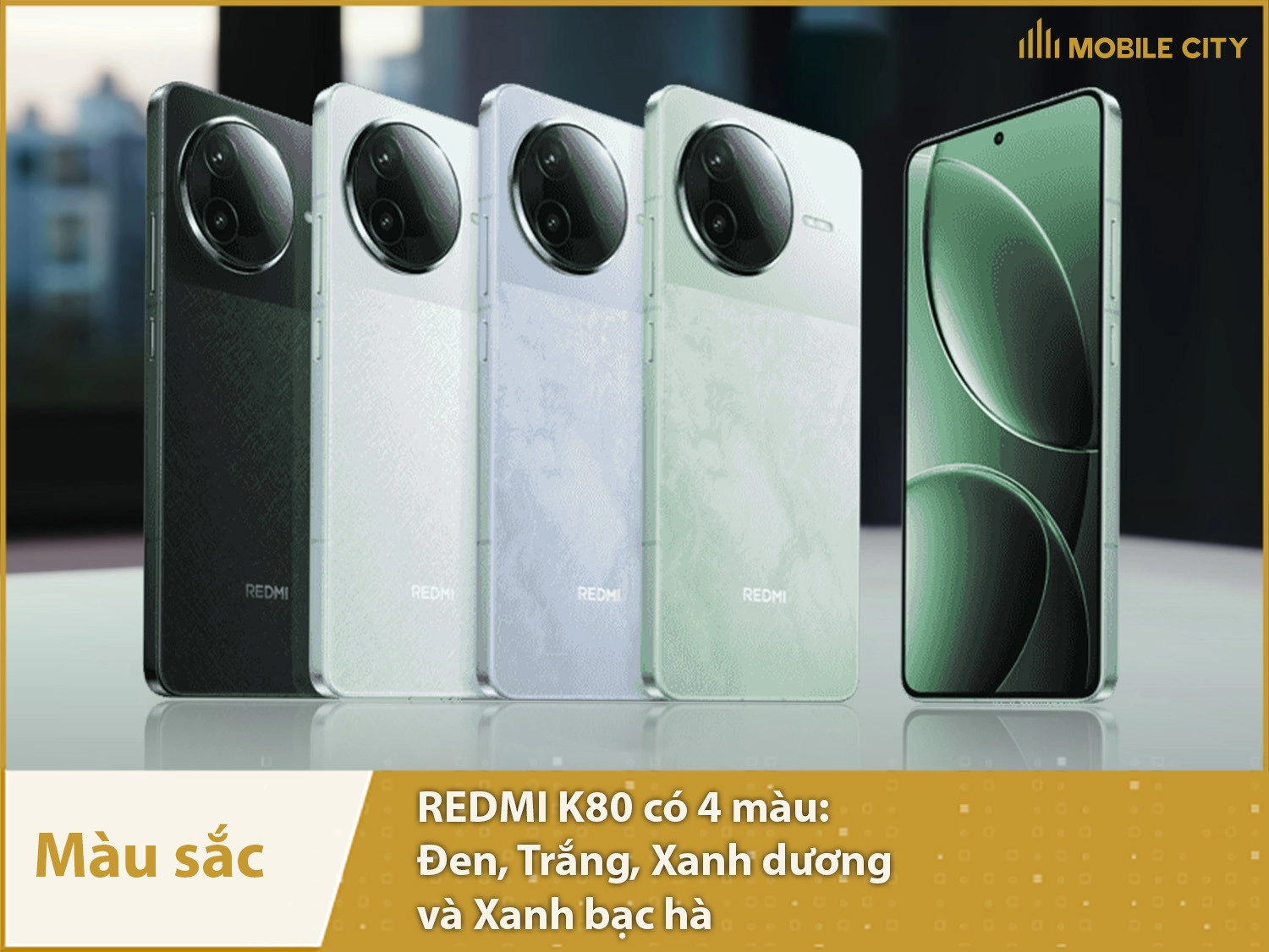 REDMI K80 có 4 màu sắc