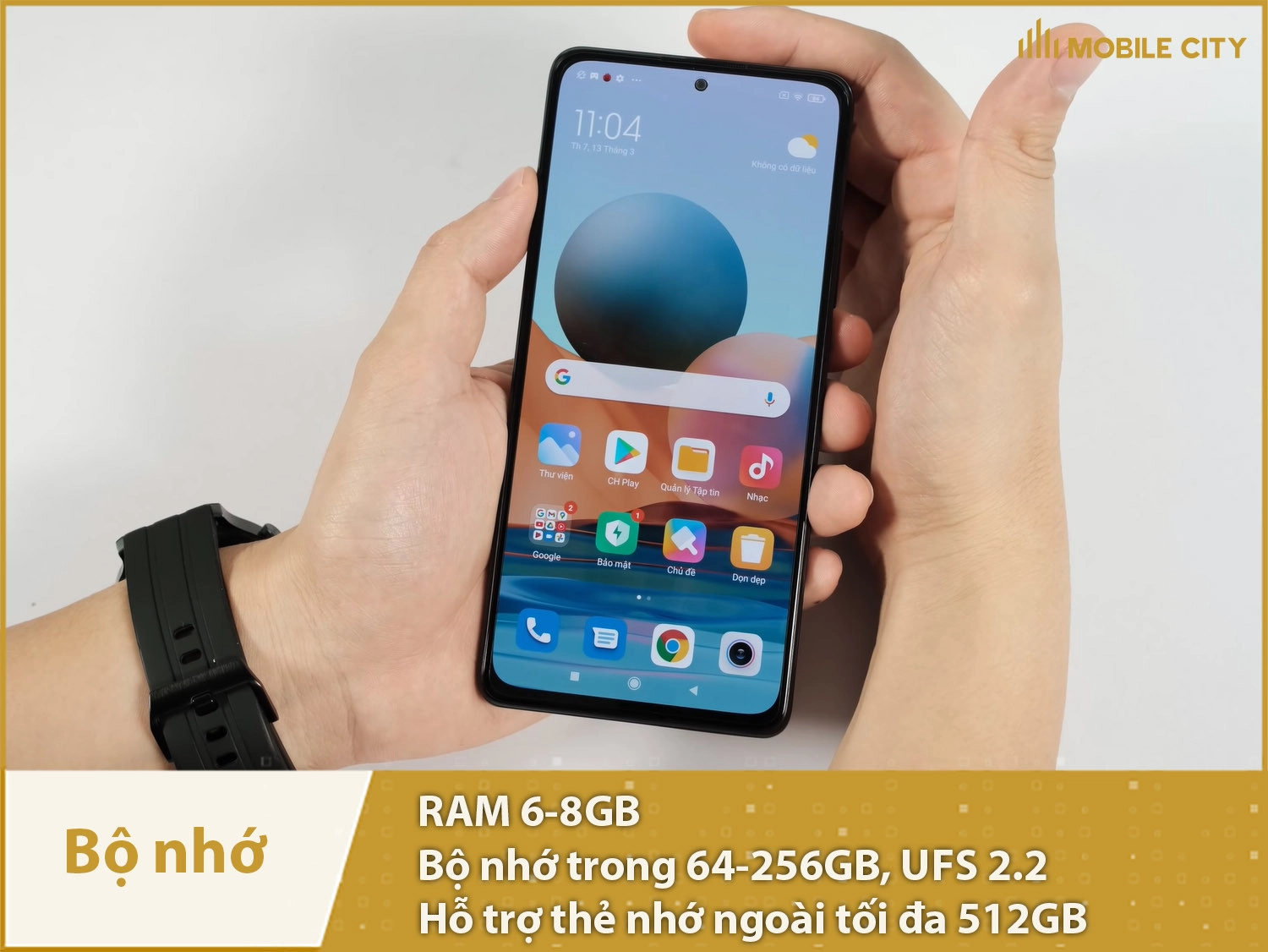 Redmi Note 10 Pro Chính hãng có RAM 6-8GB & Bộ nhớ trong 64-256GB