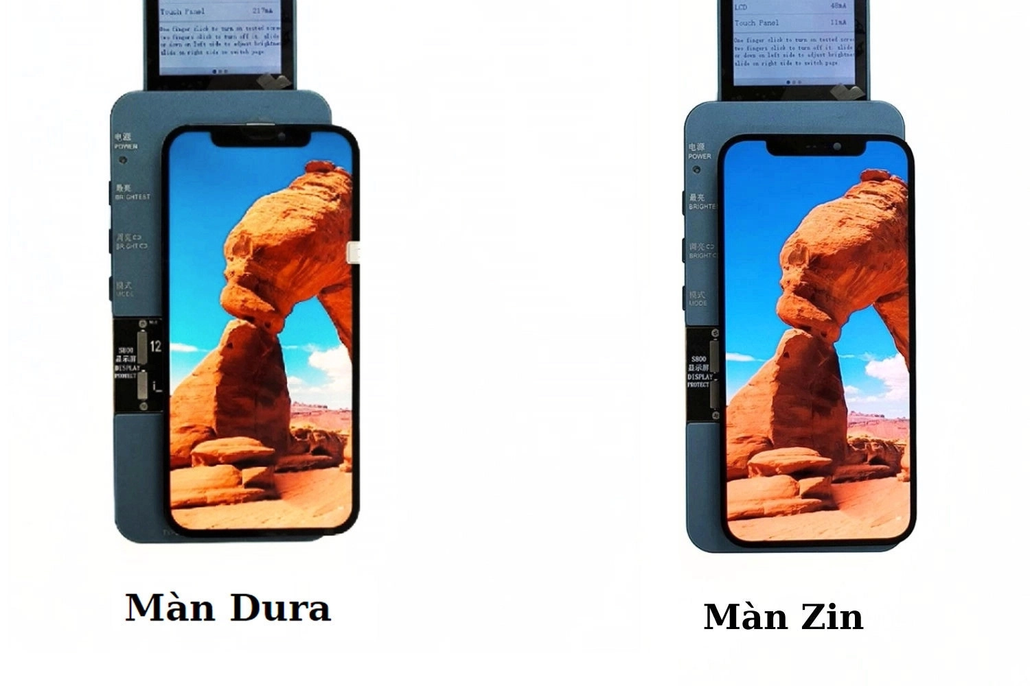 Thay màn hình Dura iPhone 13 Pro Max, So sánh màn hình Dura với màn hình Zin Chính hãng Apple