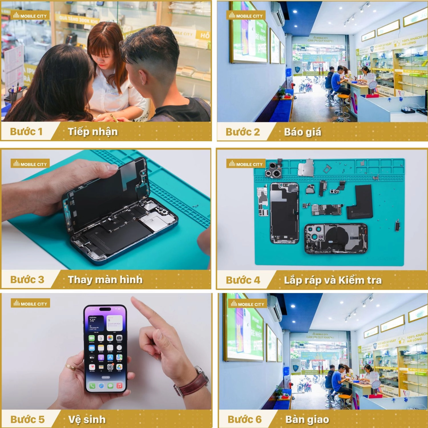 Thay màn hình Dura iPhone 14 Pro Max, Quy trình thay màn hình iPhone 14 Pro Max chuẩn xác nhất