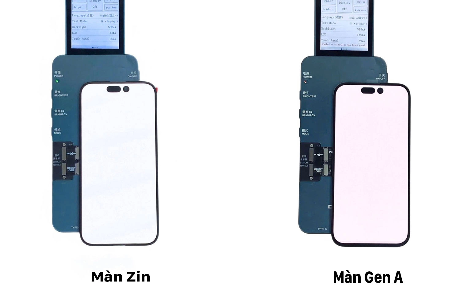 Thay màn hình Gen A iPhone 14 Pro, So sánh màn hình Gen A và màn hình Chính hãng