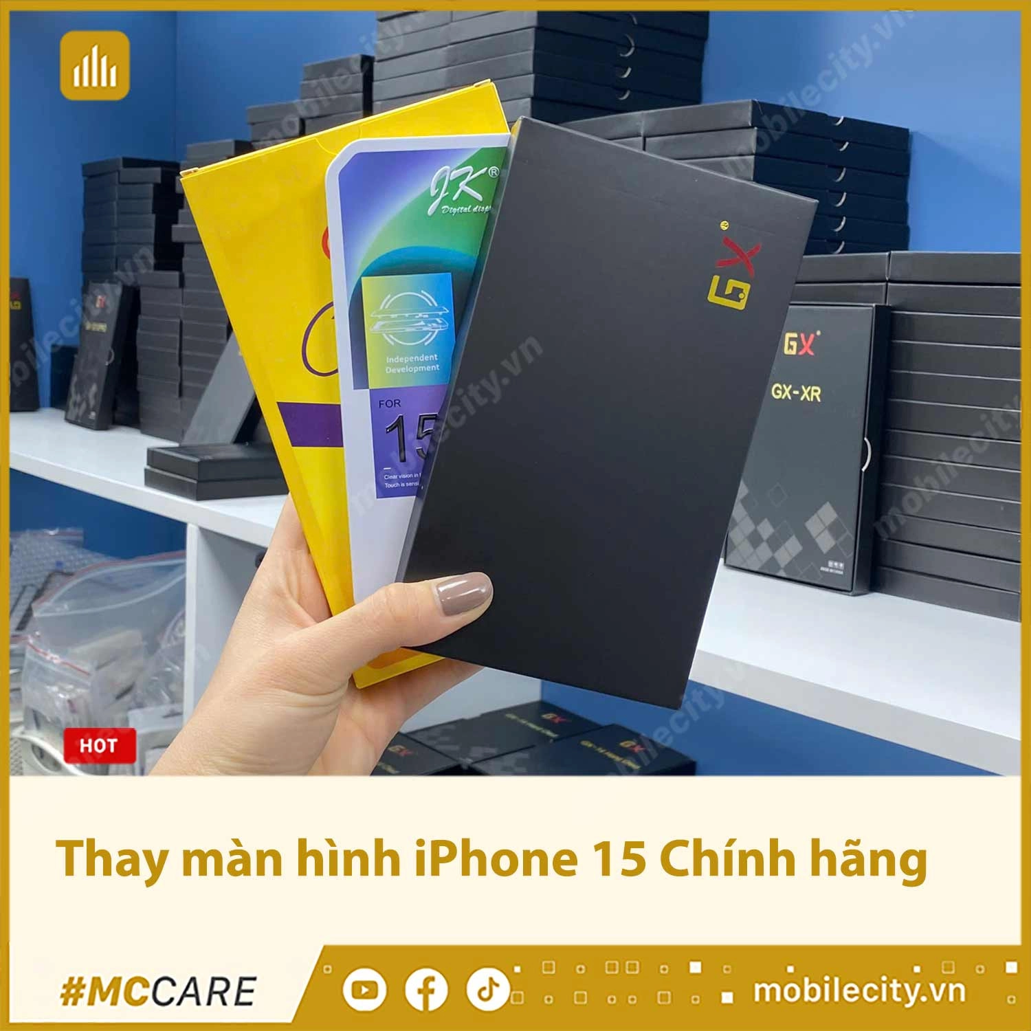 Thay màn hình iPhone 15 - Chính hãng