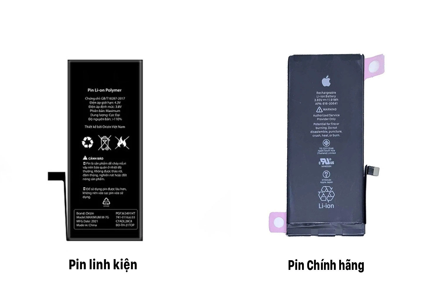 Thay Pin iPhone 11, Chọn Pin Chính hãng hay Pin linh kiện còn phụ thuộc vào nhu cầu sử dụng và điều kiện mỗi người