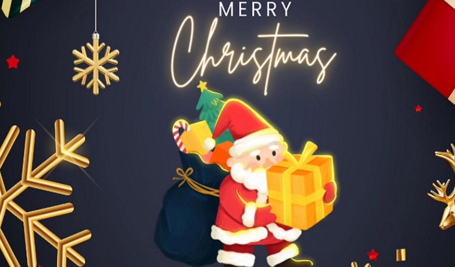 Ảnh ông già Noel đáng yêu