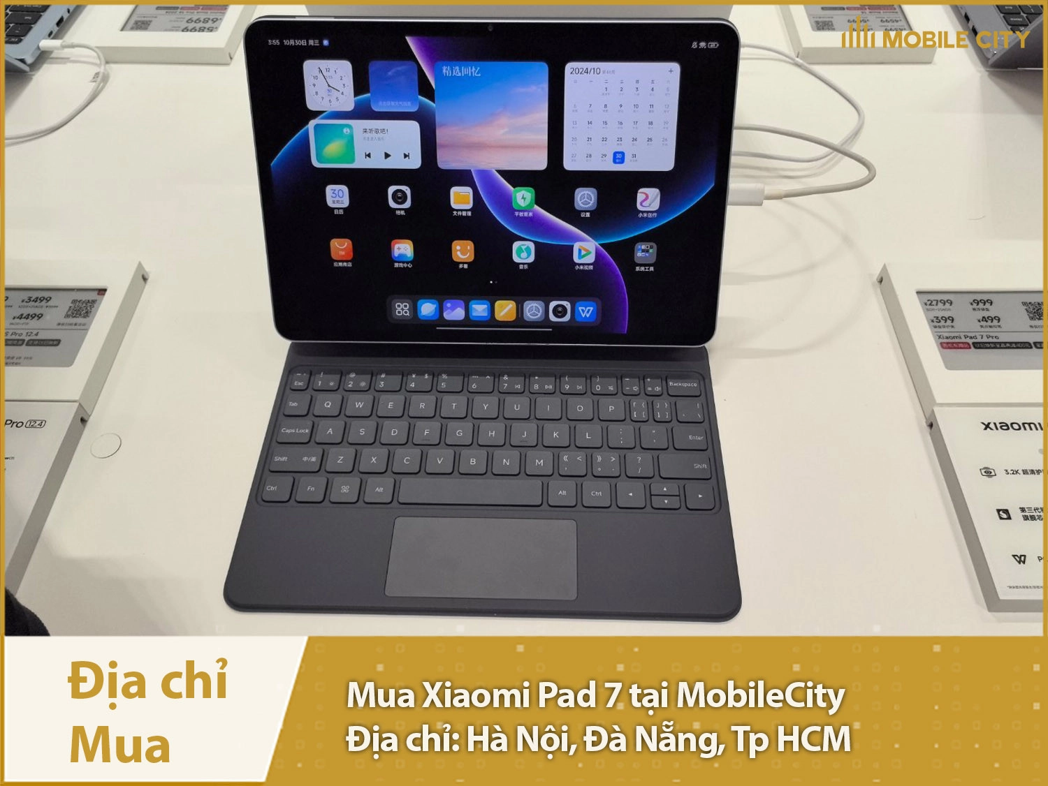 Địa chỉ mua Xiaomi Pad 7 tại Hà Nội, Đà Nẵng, Tp HCM