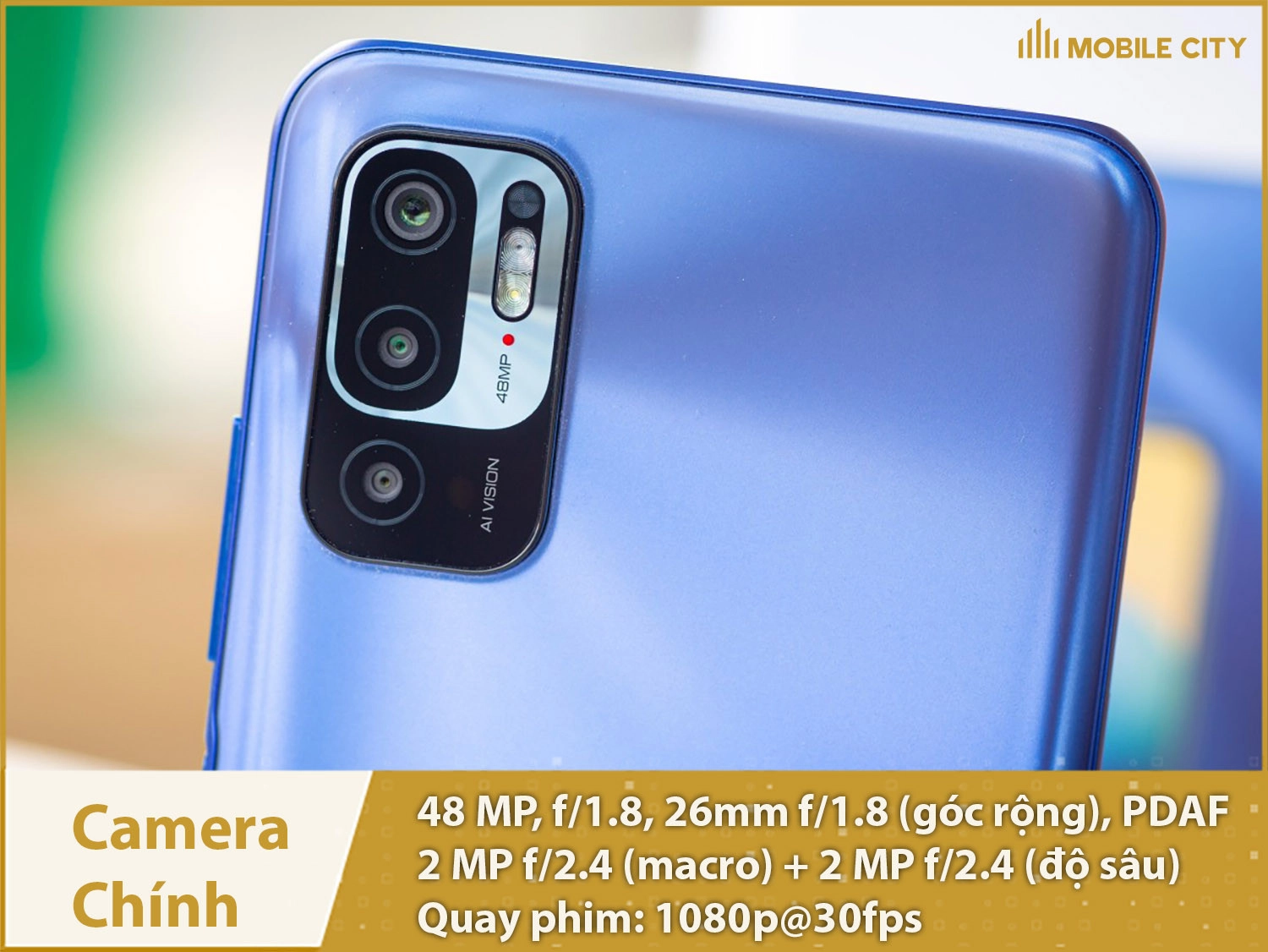 Camera 48MP, selfie 8MP & Video 1080p