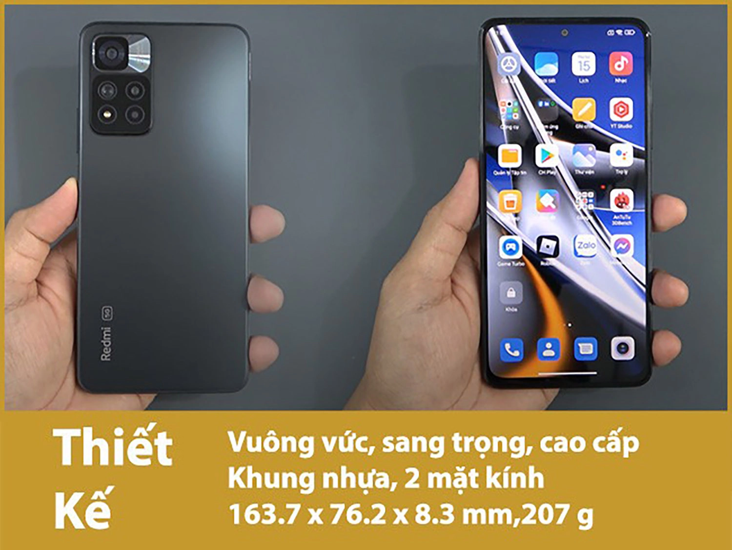 Redmi Note 11 Pro có thiết kế đột phá