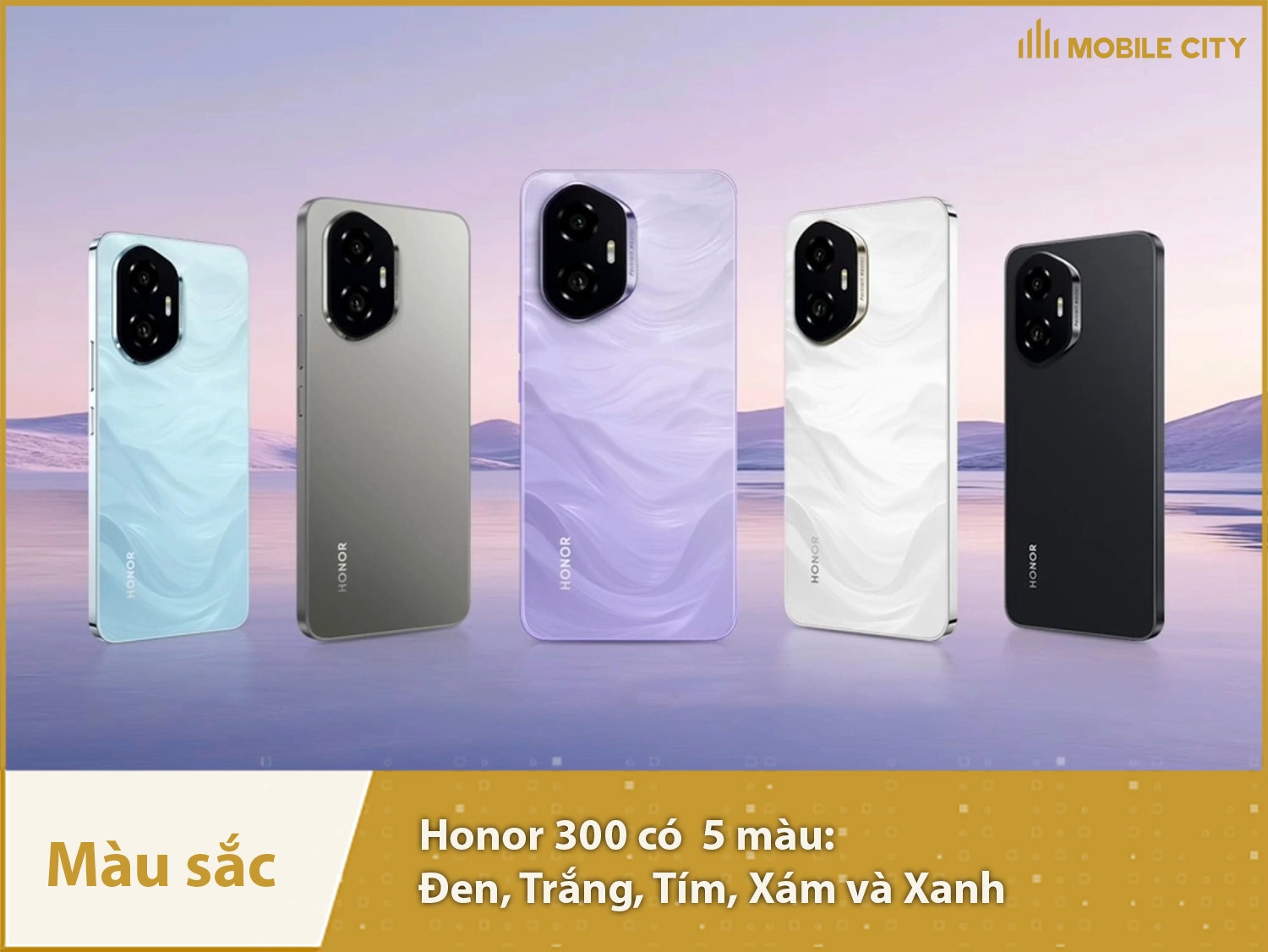 Honor 300 có 5 màu sắc