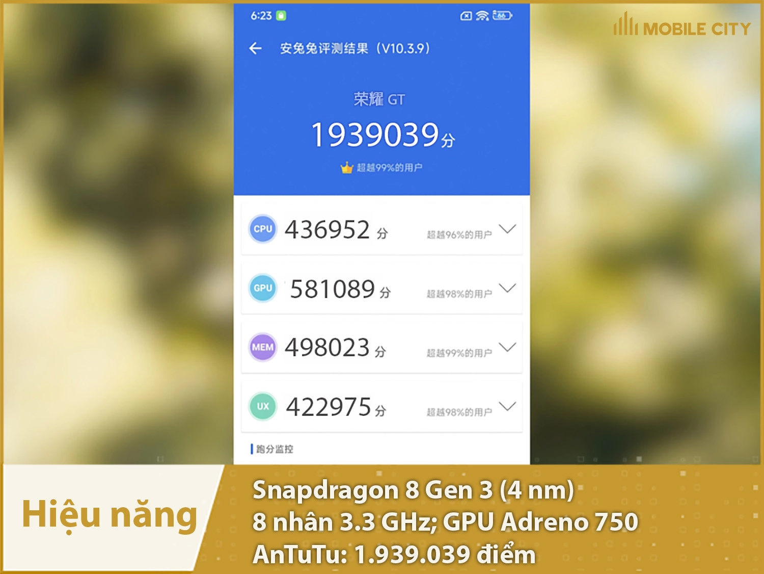 Honor GT hiệu năng siêu mạnh với gần 2 triệu điểm AnTuTu