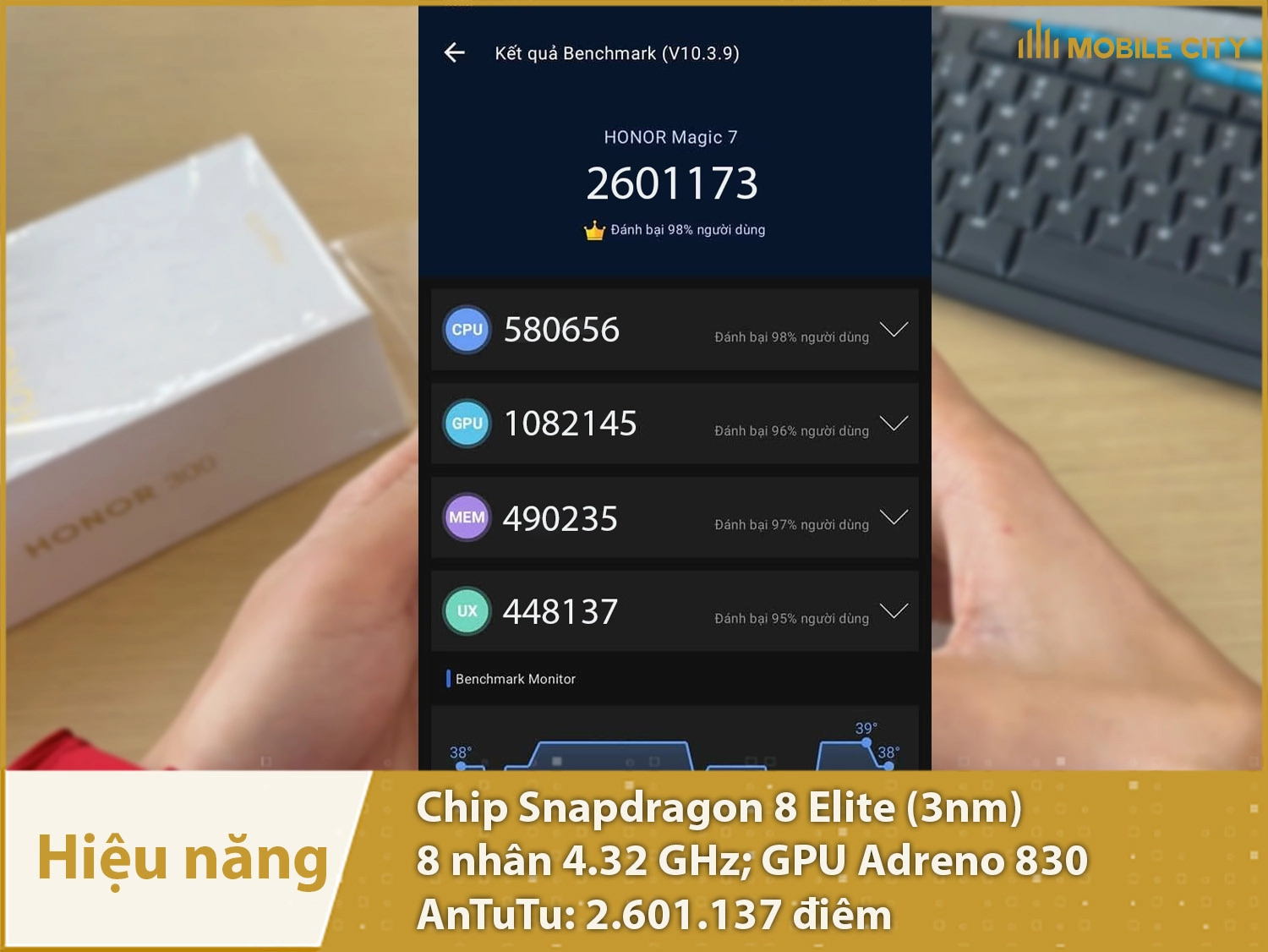 Chip Snapdragon 8 Elite siêu mạnh với 2.601.173 điểm AnTuTu