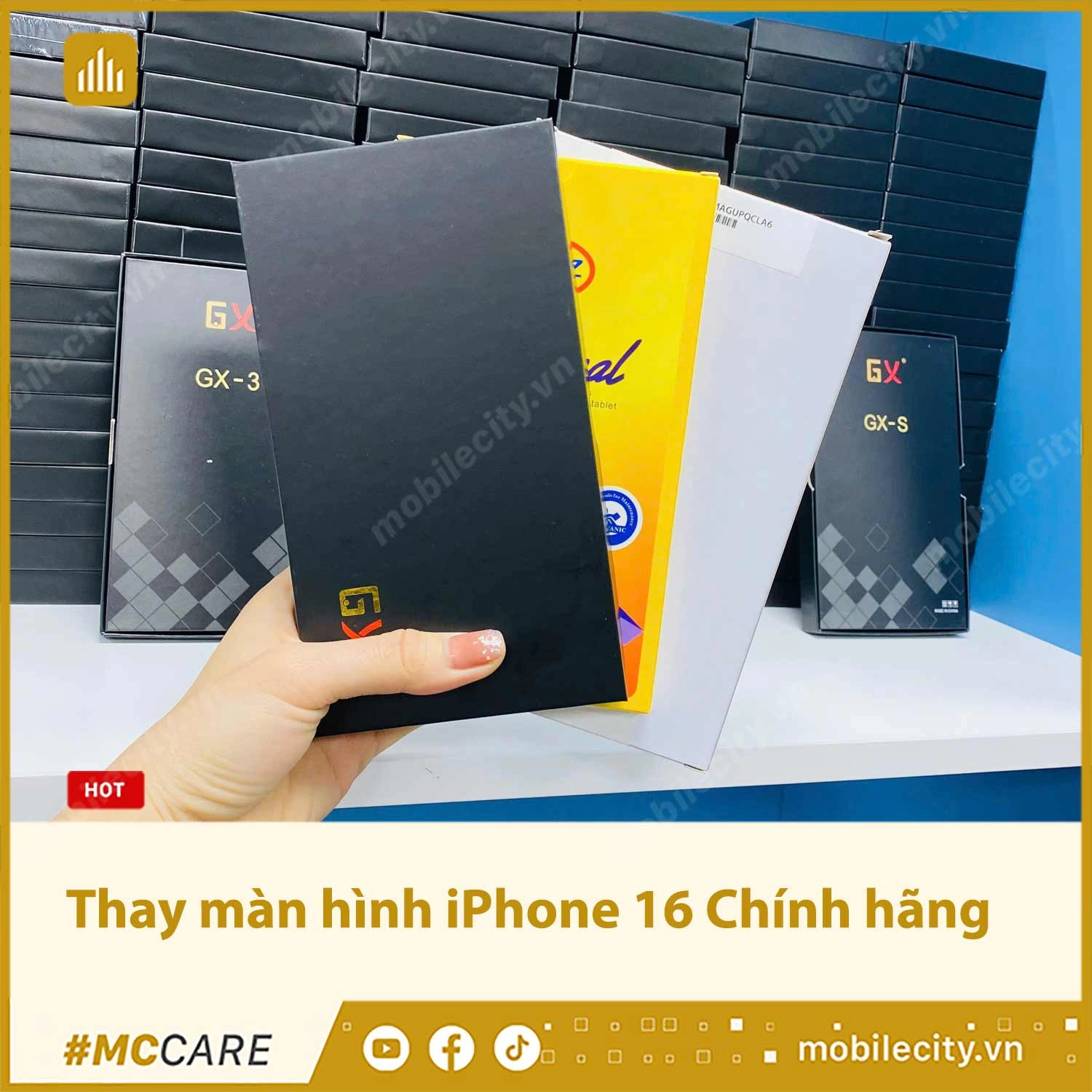 Thay màn hình iPhone 16 Chính hãng