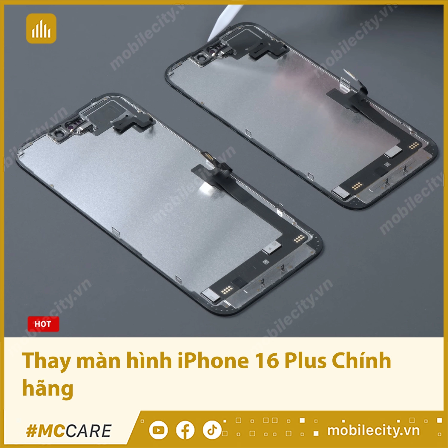 Thay màn hình iPhone 16 Plus Chính hãng