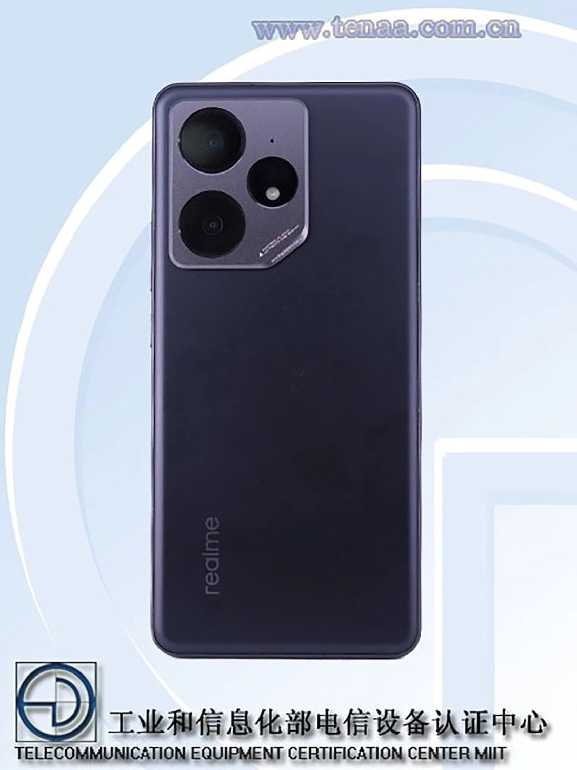 Mặt lưng của Realme Neo7