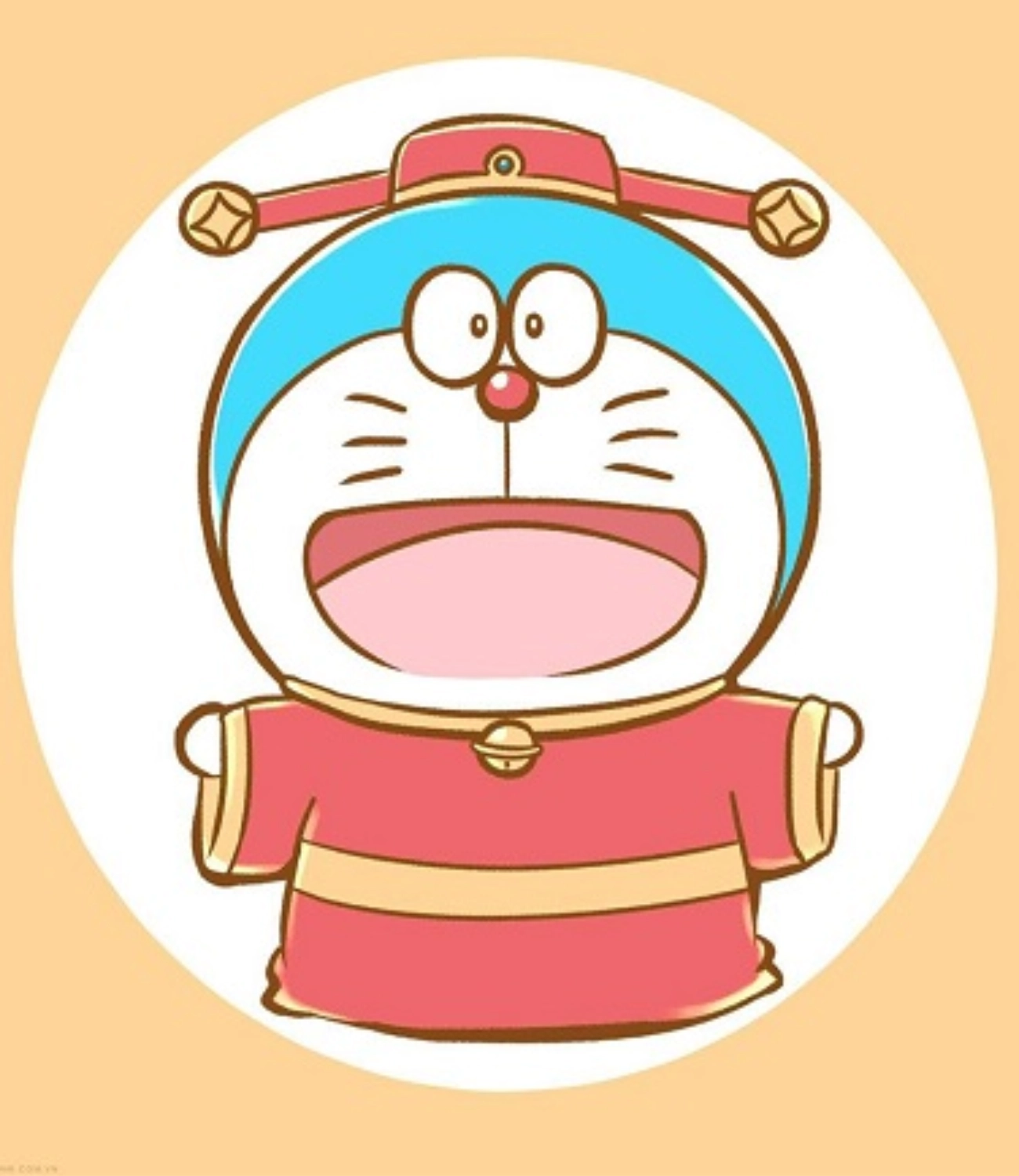 Chú mèo Doraemon phiên bản hoàng thượng