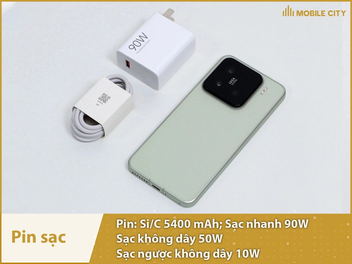 Pin khủng 5400mAh, sạc nhanh 90W