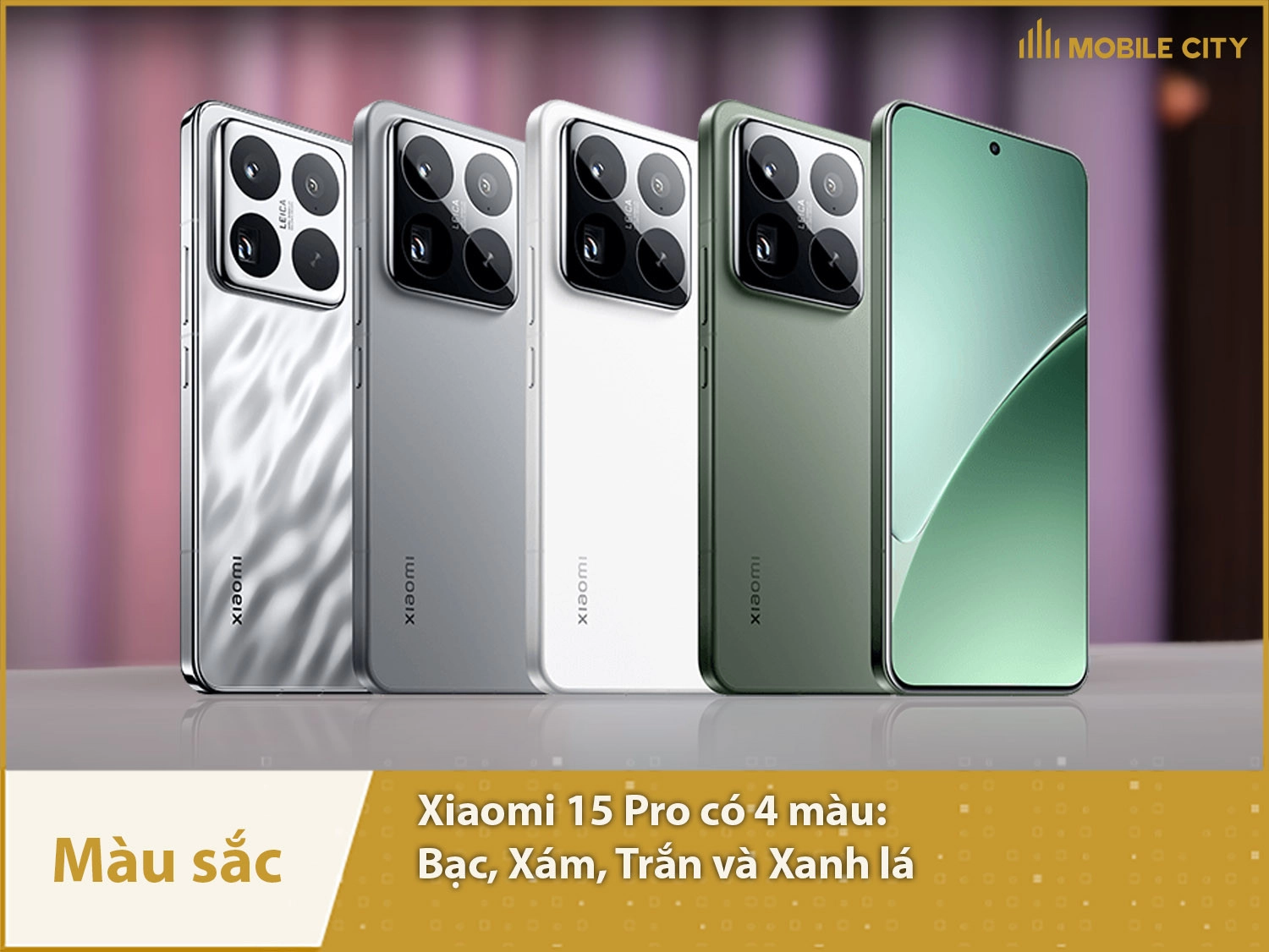 Xiaomi 15 Pro có 4 màu