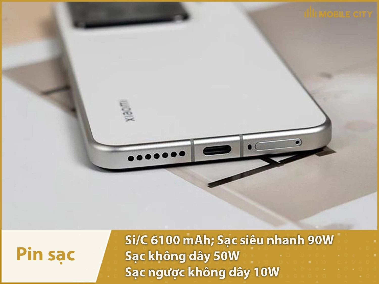 Pin 6100mAh; Sạc 90W