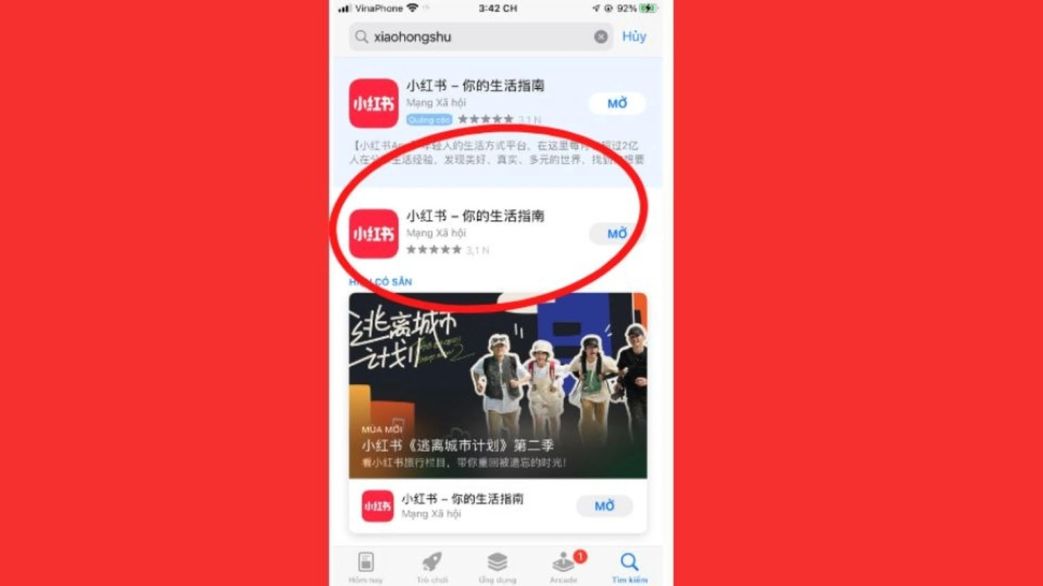 Tải ứng dụng Xiaohongshu về điện thoại