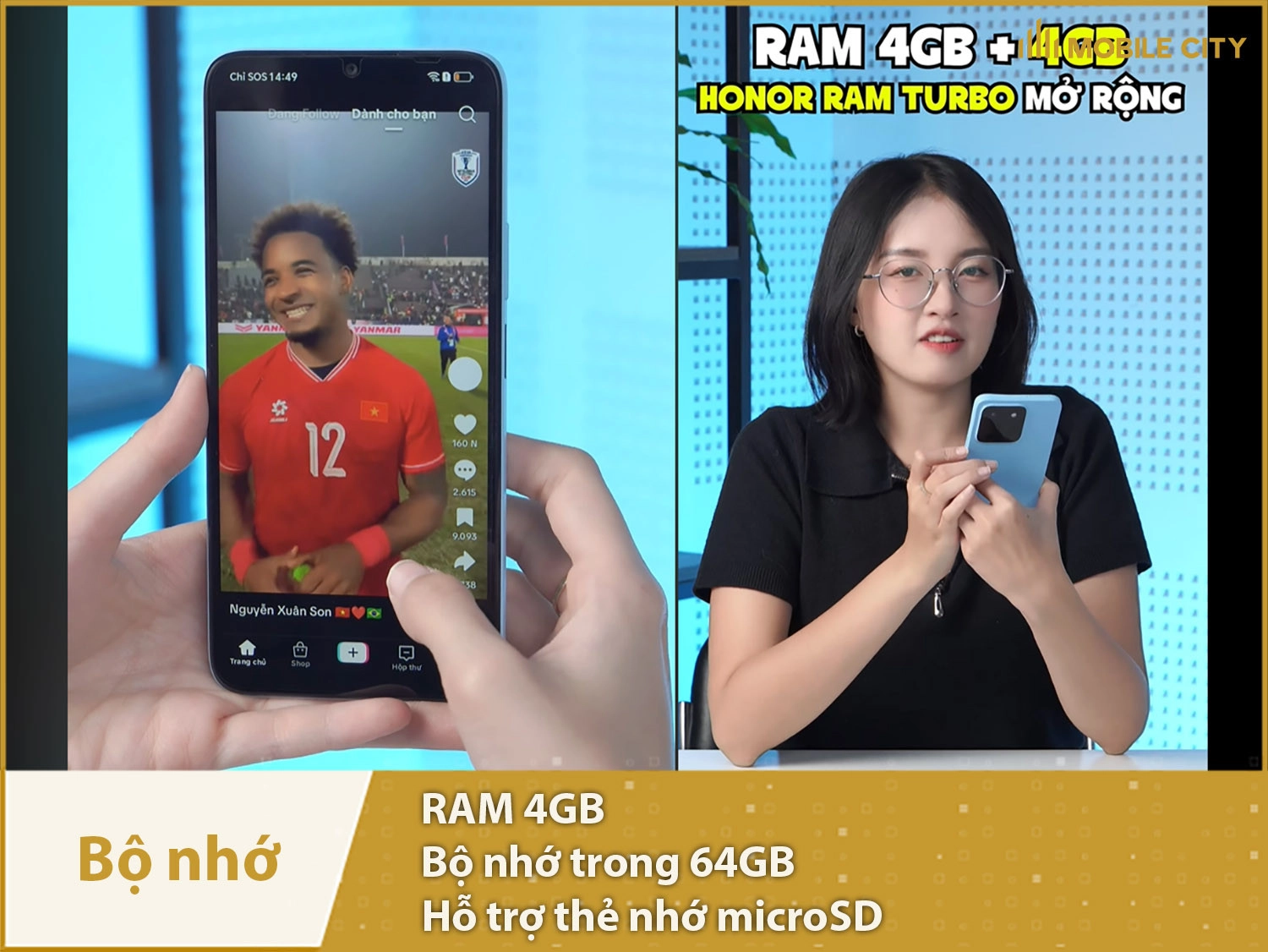 Honor X5b có RAM 4GB & Bộ nhớ trong 64GB