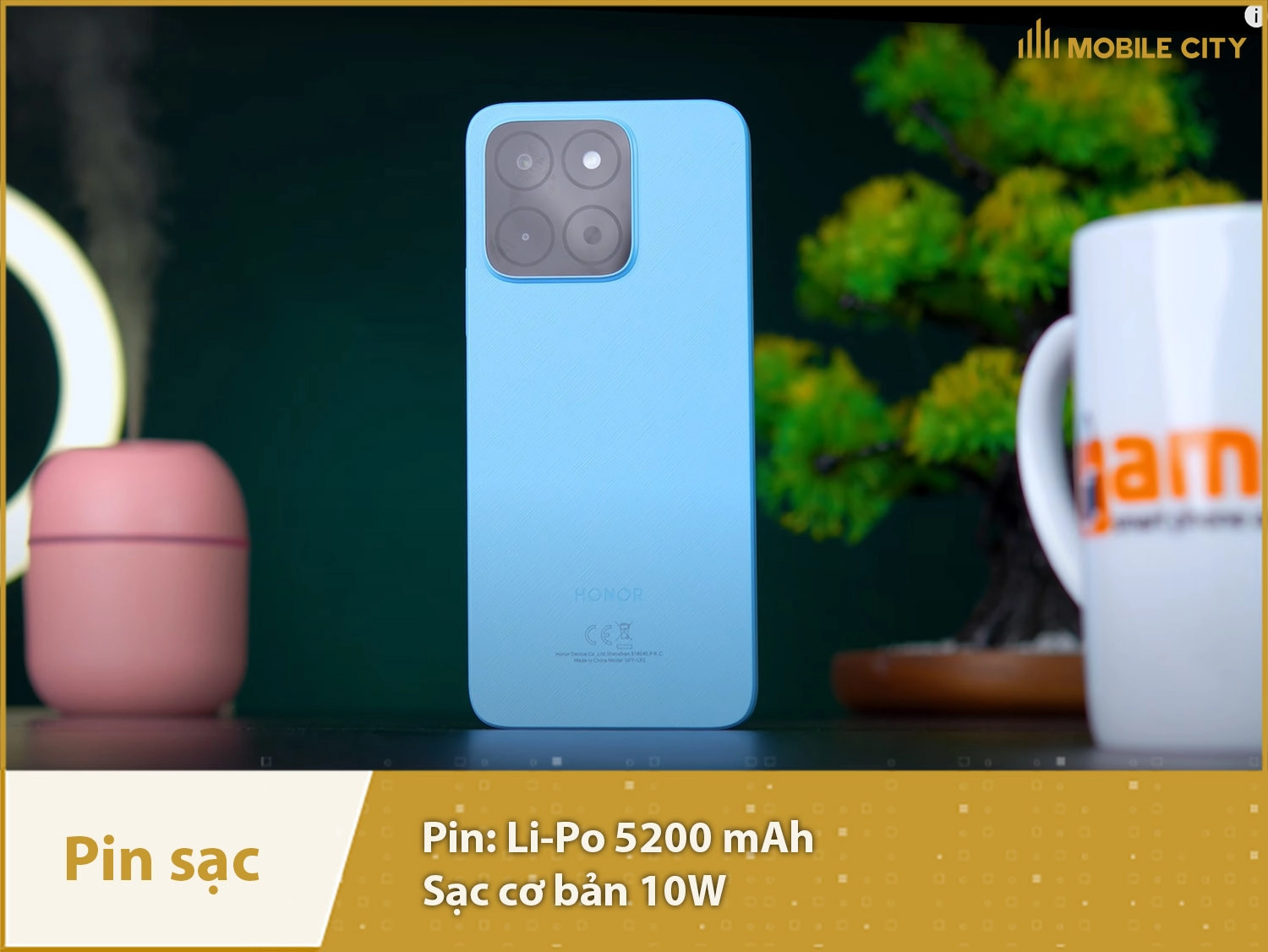 Thời gian sử dụng lâu dài với pin khủng 5200mAh