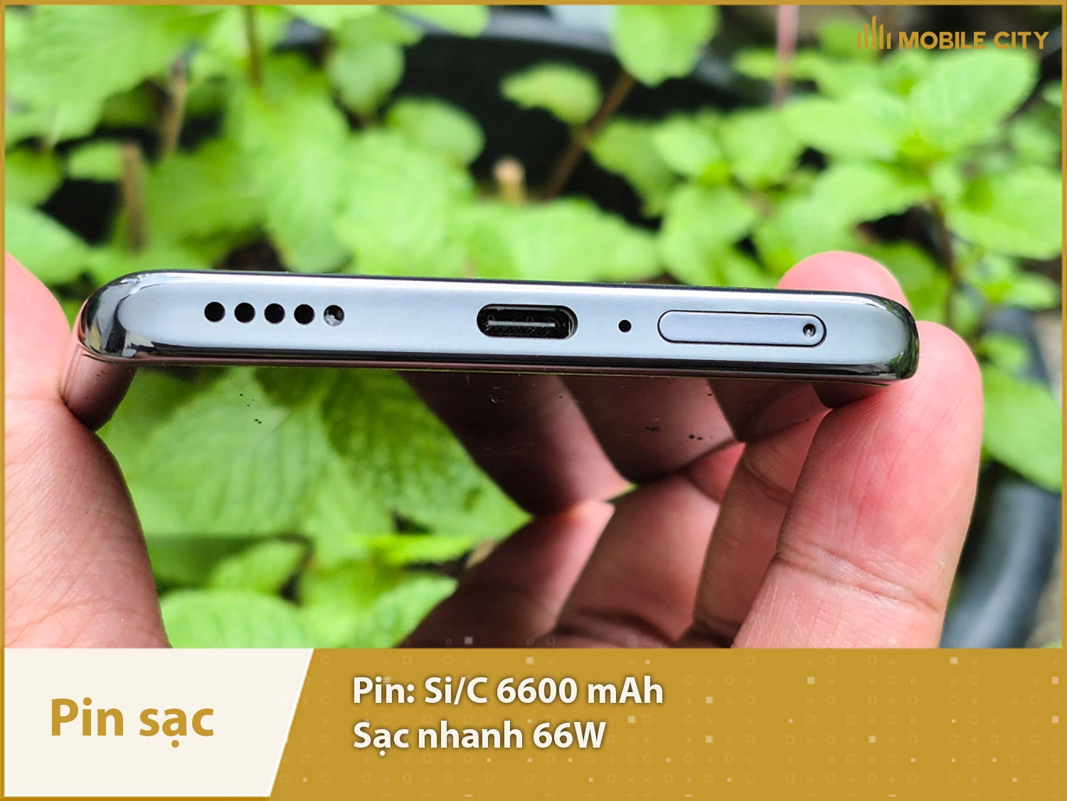 Pin cực khủng 6600mAh & Sạc nhanh 66W