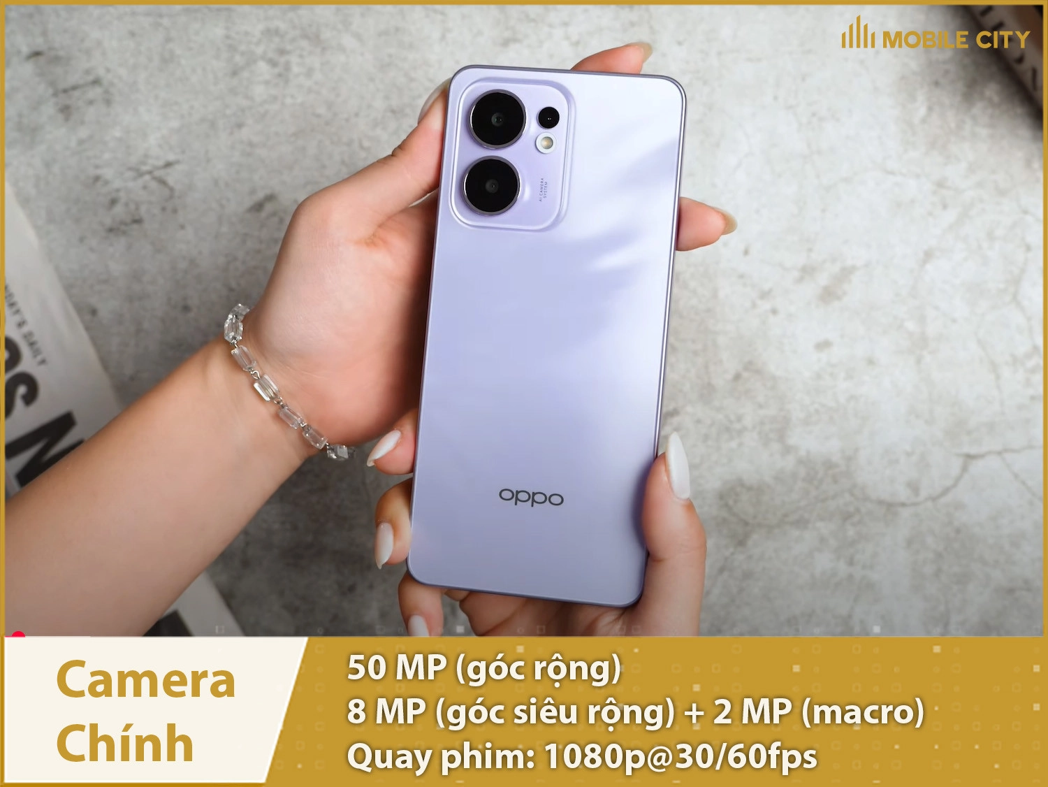 Camera chính 50MP; Quay phim 1080p