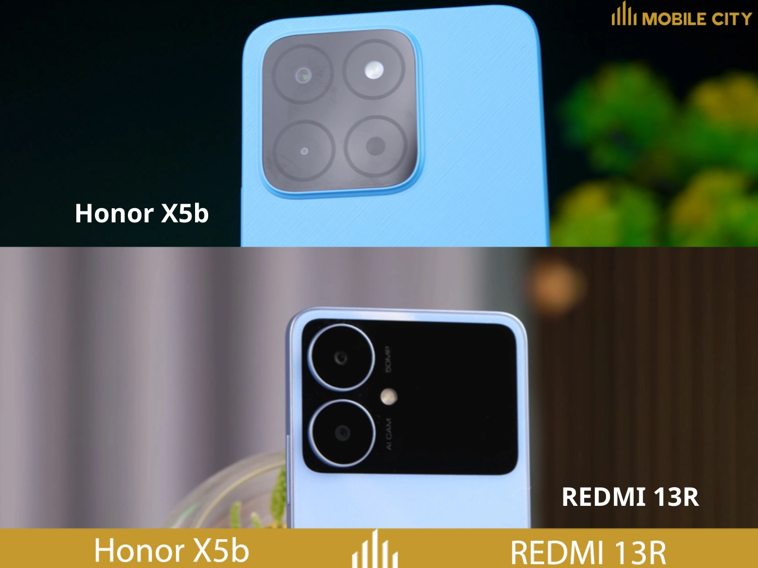 So sánh camera Honor X5b vs REDMI 13R