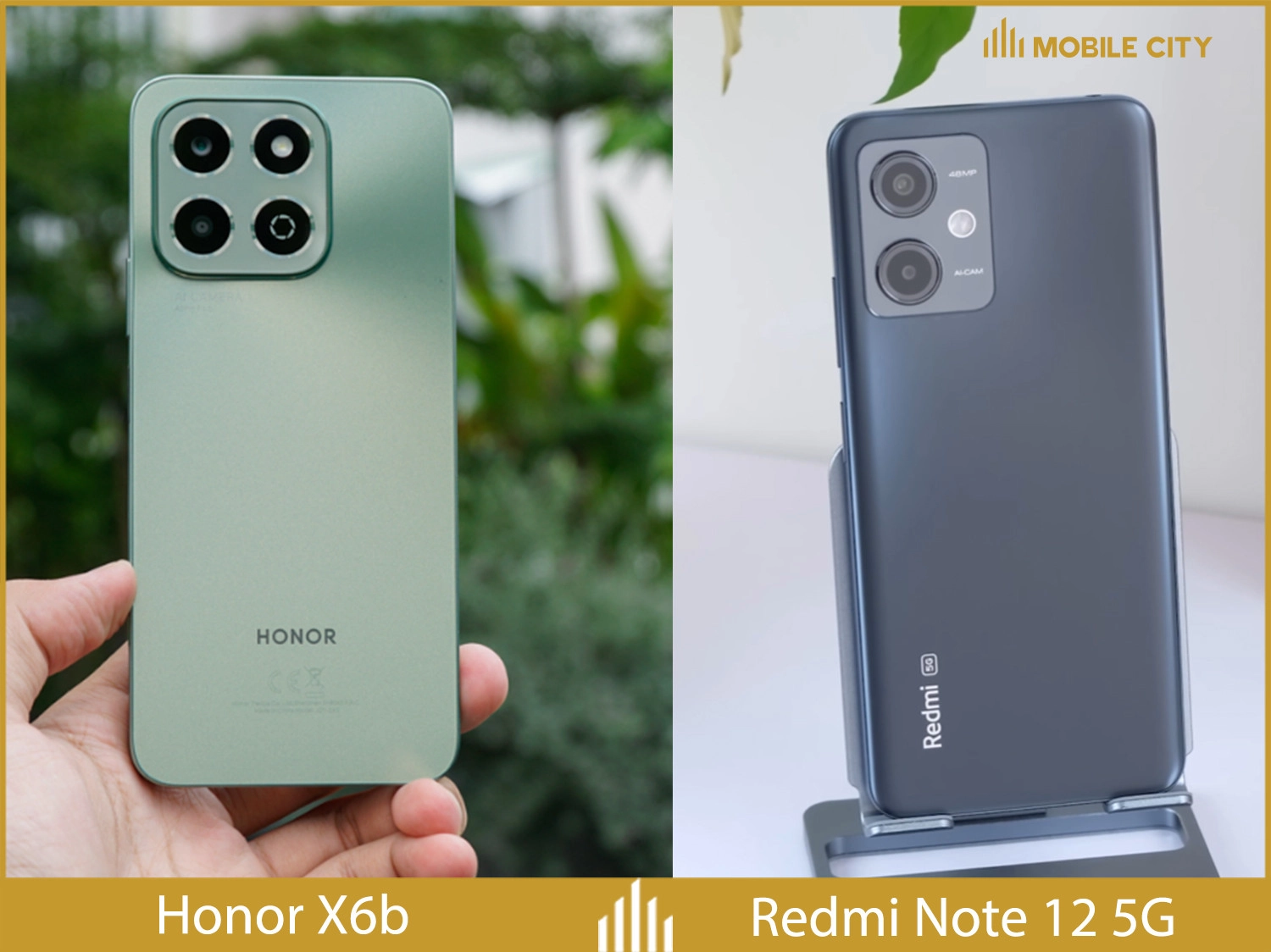 Honor X6b có mặt lưng phản quang