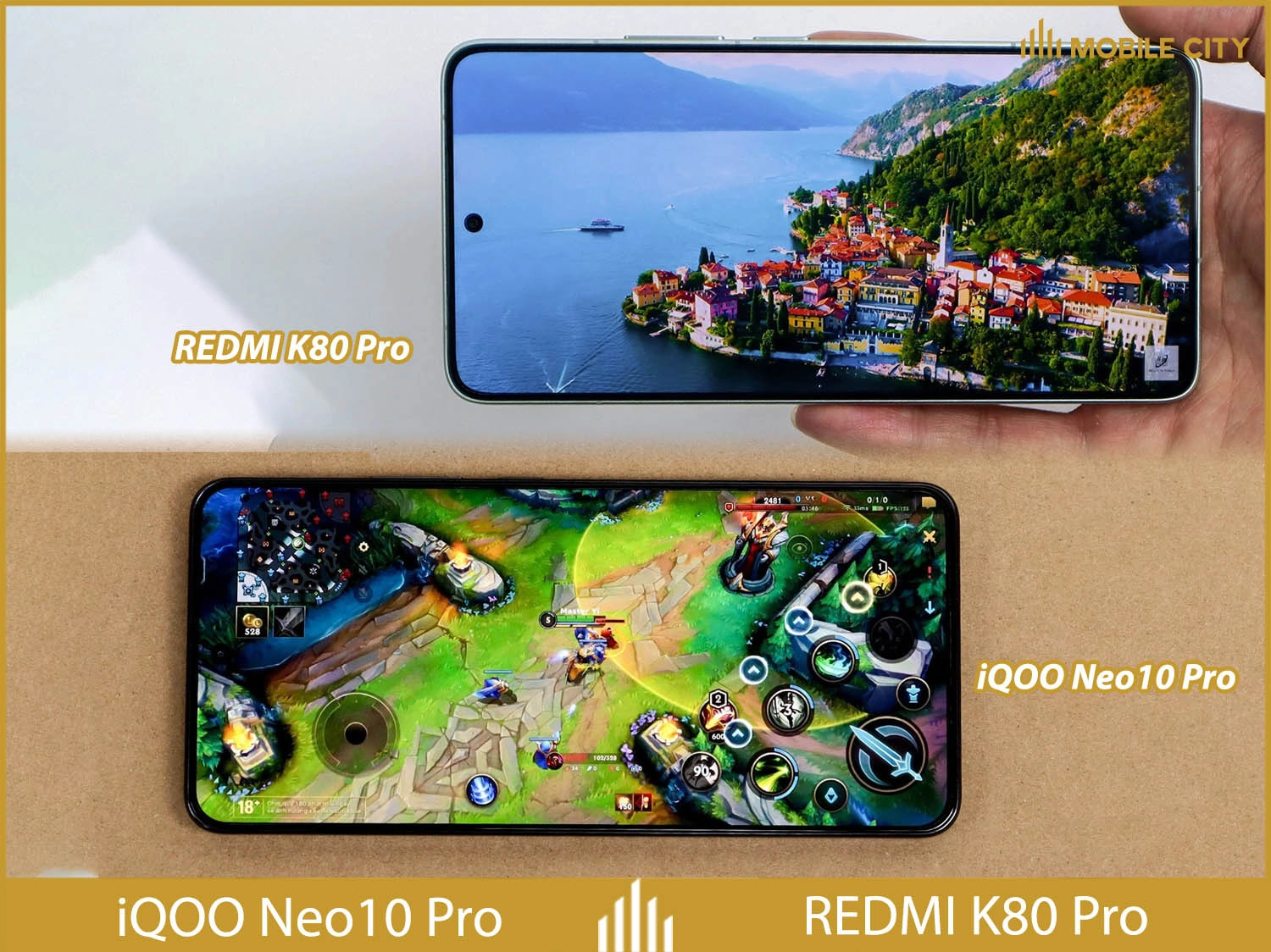 Màn hình iQOO Neo 10 Pro kém độ phân giải, hơn tần số quét