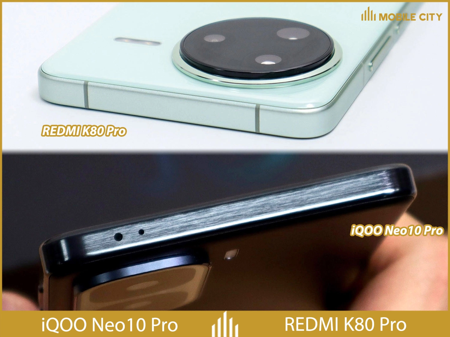 Cạnh trên iQOO Neo 10 Pro có cổng hồng ngoại