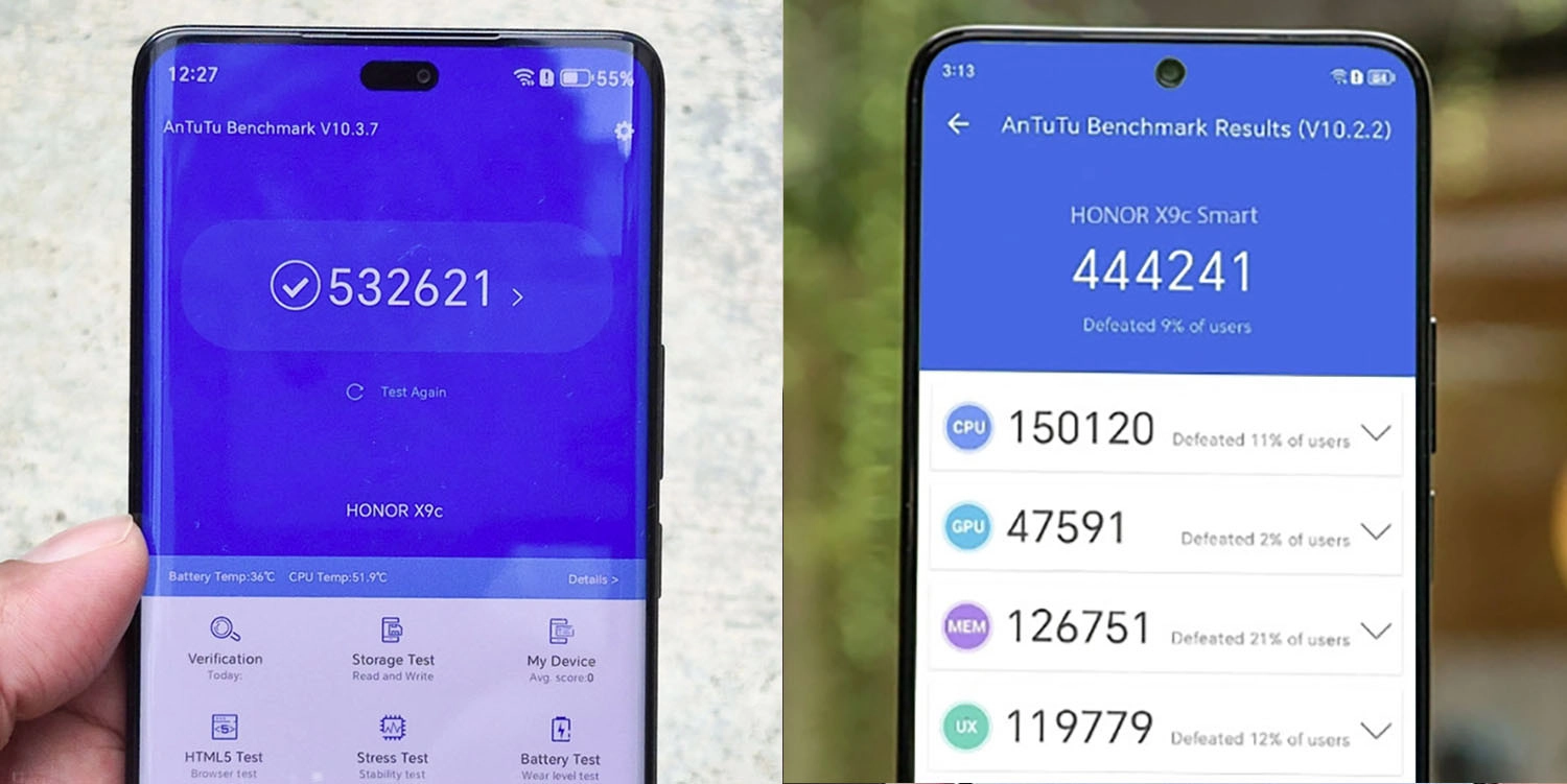 So sánh OPPO Reno13 F vs Honor X9C Smart: Hiệu năng