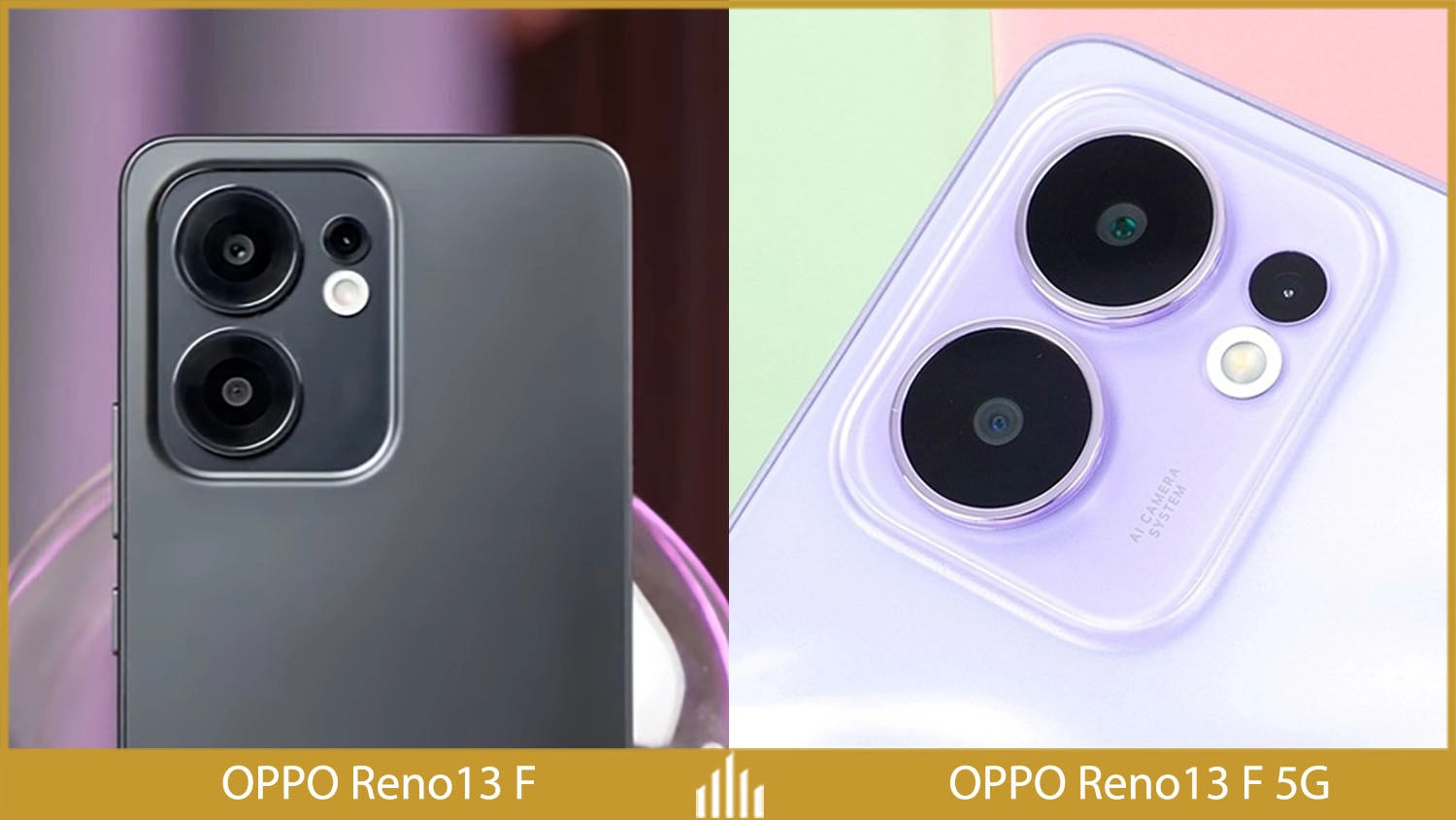 So sánh OPPO Reno13 F vs OPPO Reno13 F 5G: Camera